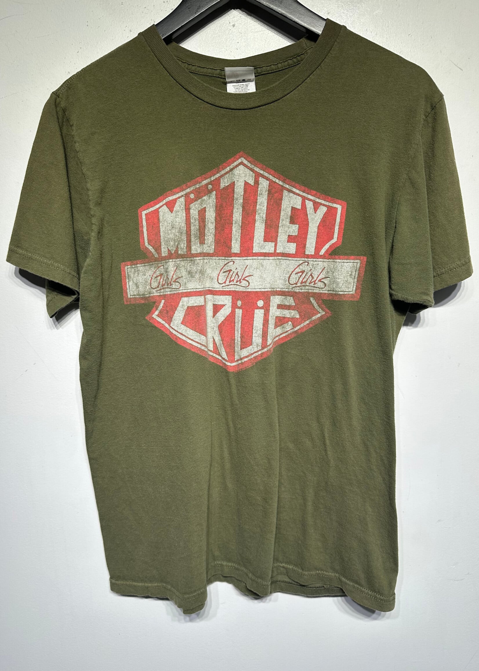 Motley Crue Girls Girls Girls Green Tee L Masc