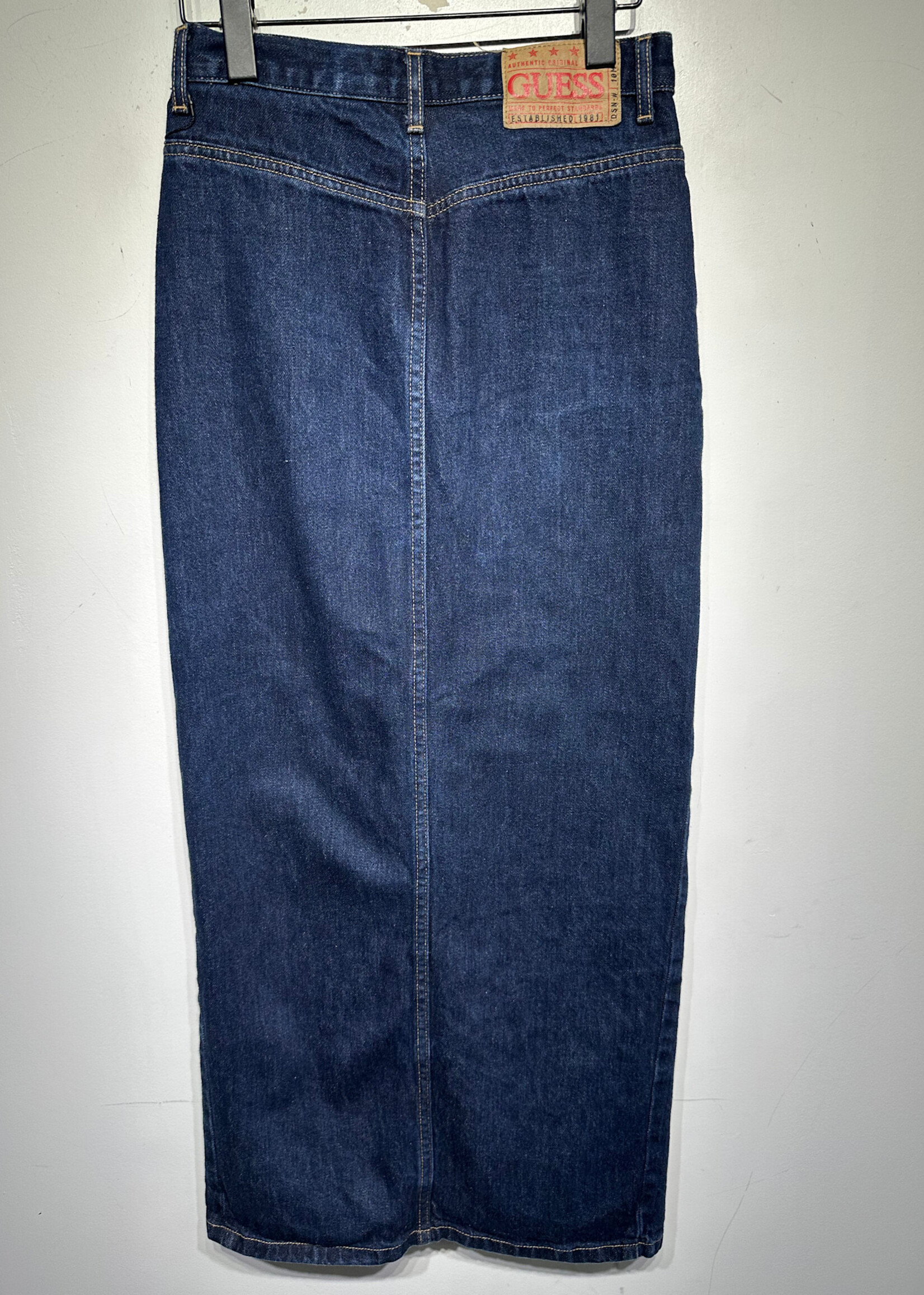 Guess Dark Wash Maxi Skirt 24