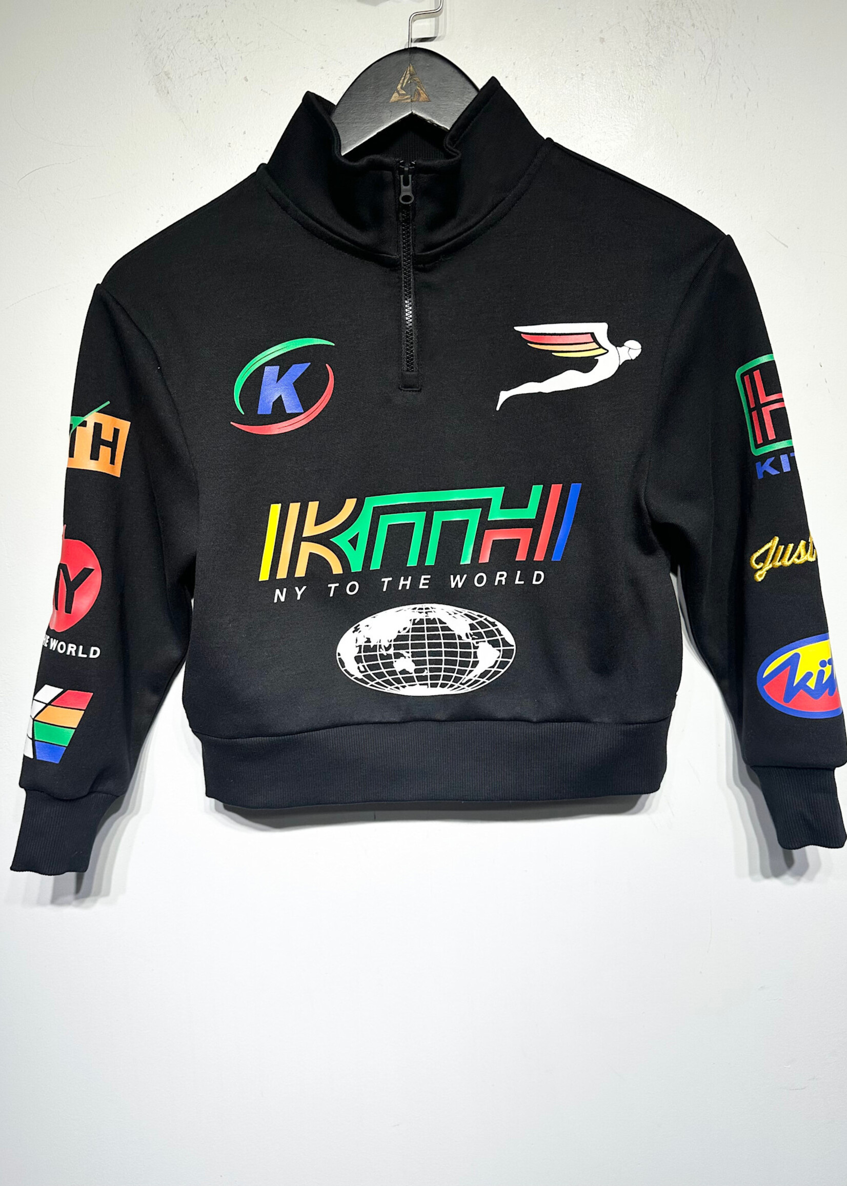 Kith NWT NY To The World Q Zip Youth S