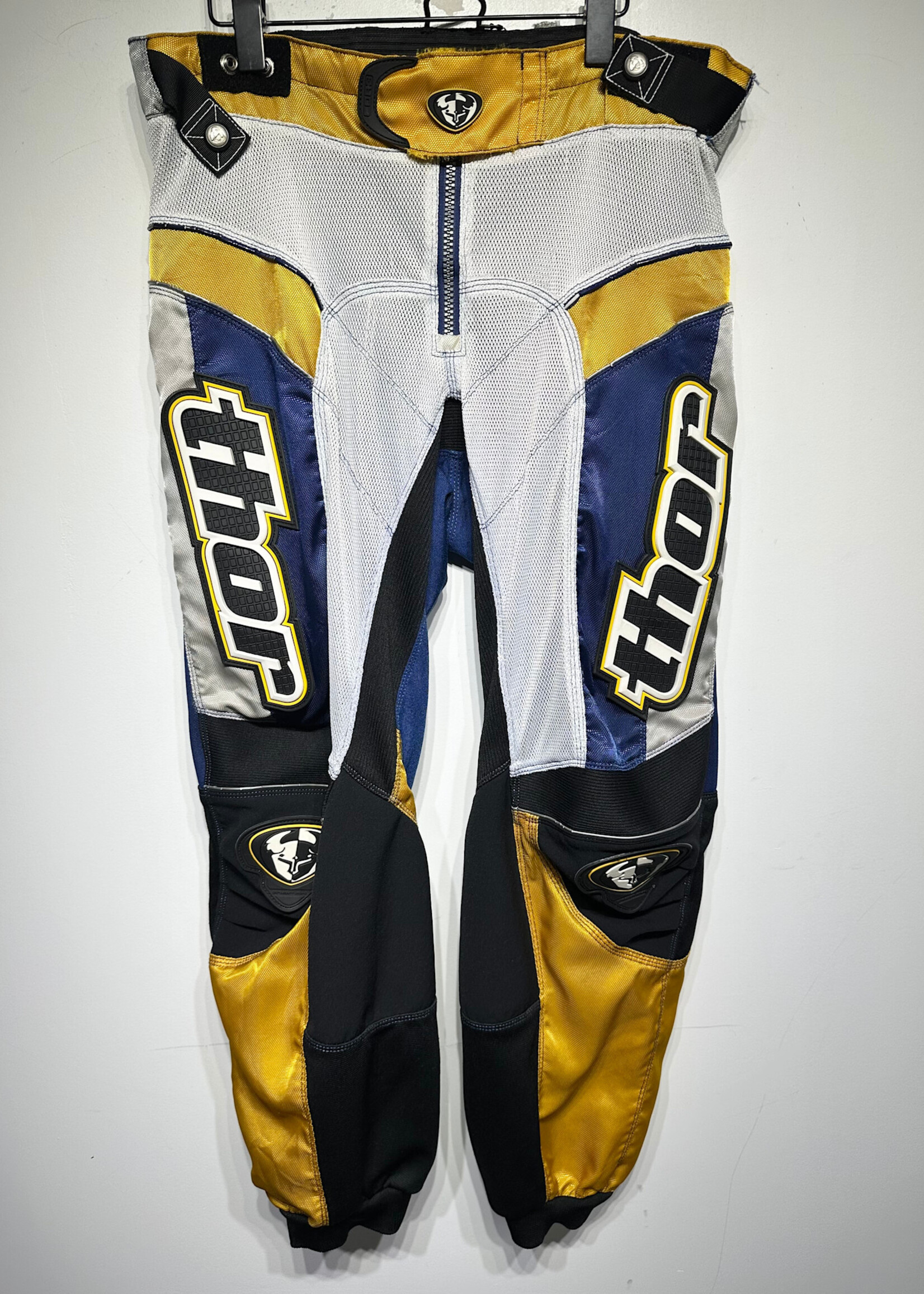 Thor Yellow Blue Moto Pants MASc 38