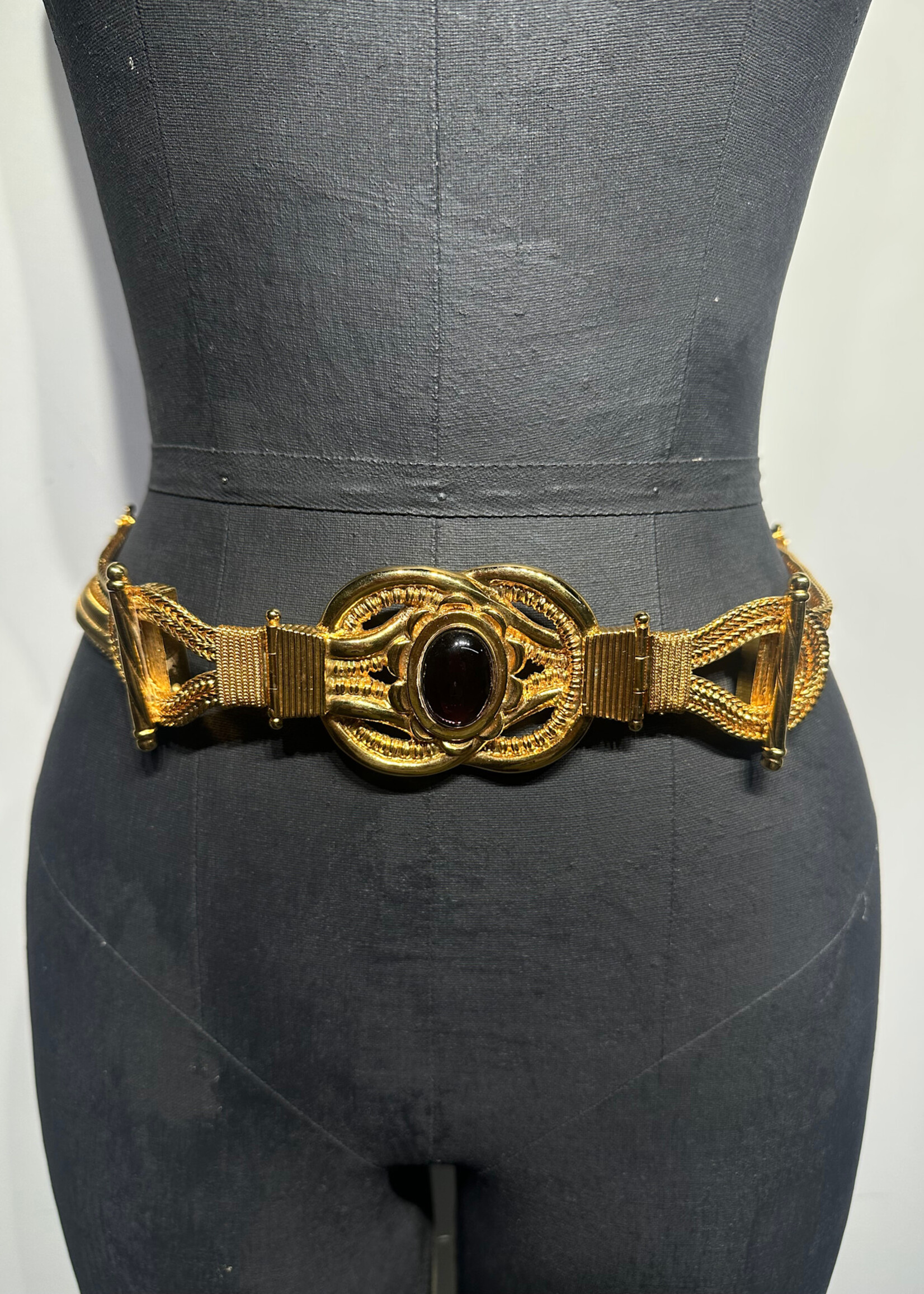 Escada Amethyst Gold Belt