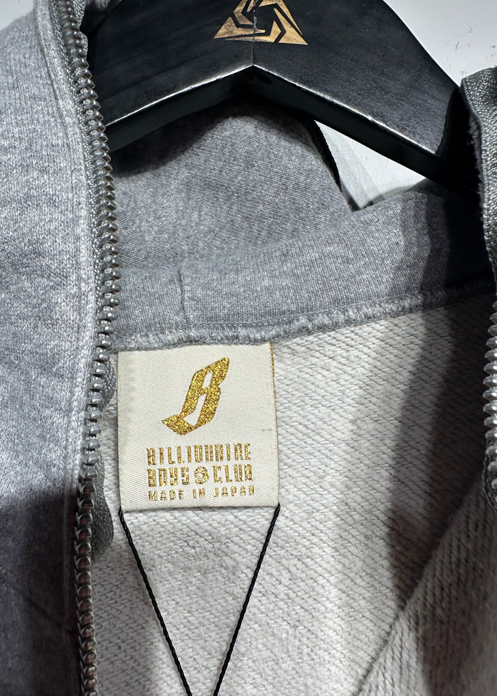Billionaire Boys Club Grey Full Zip Hoodie L