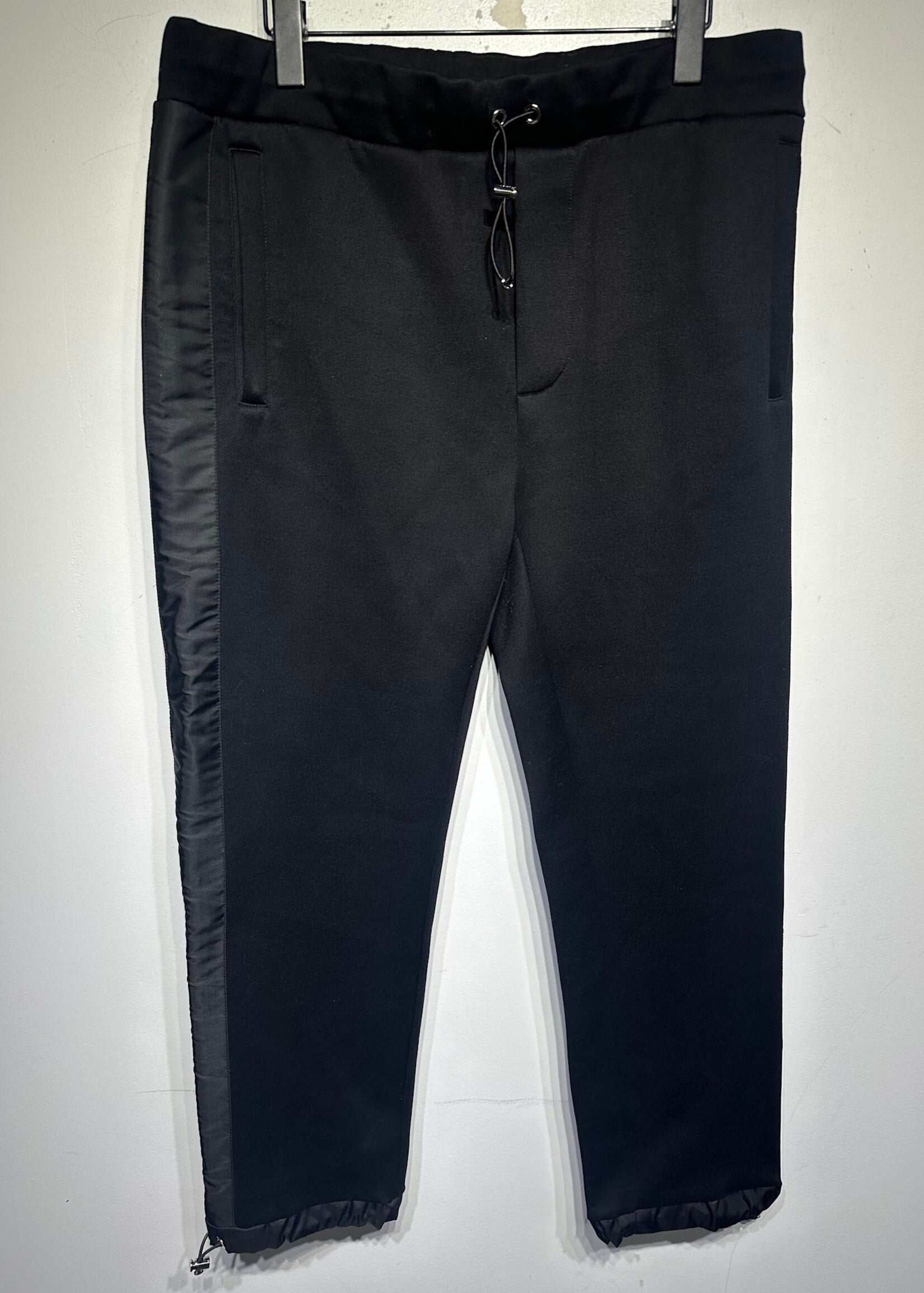 Prada Black Neoprene Sweatpant