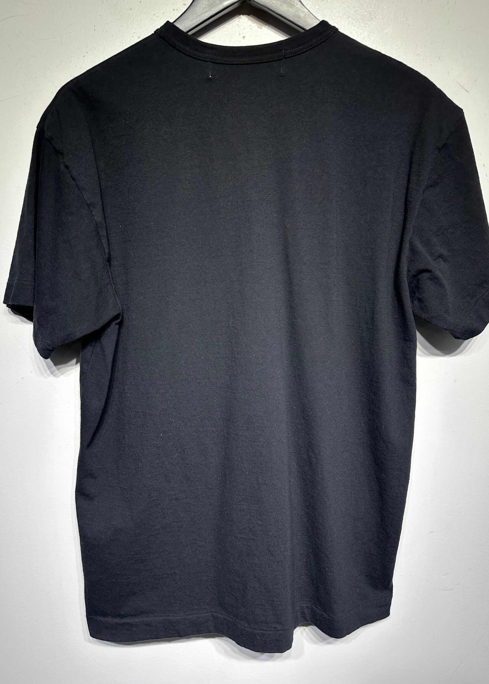CDG Play Black Red Mini Heart Emboridered Tee XXL