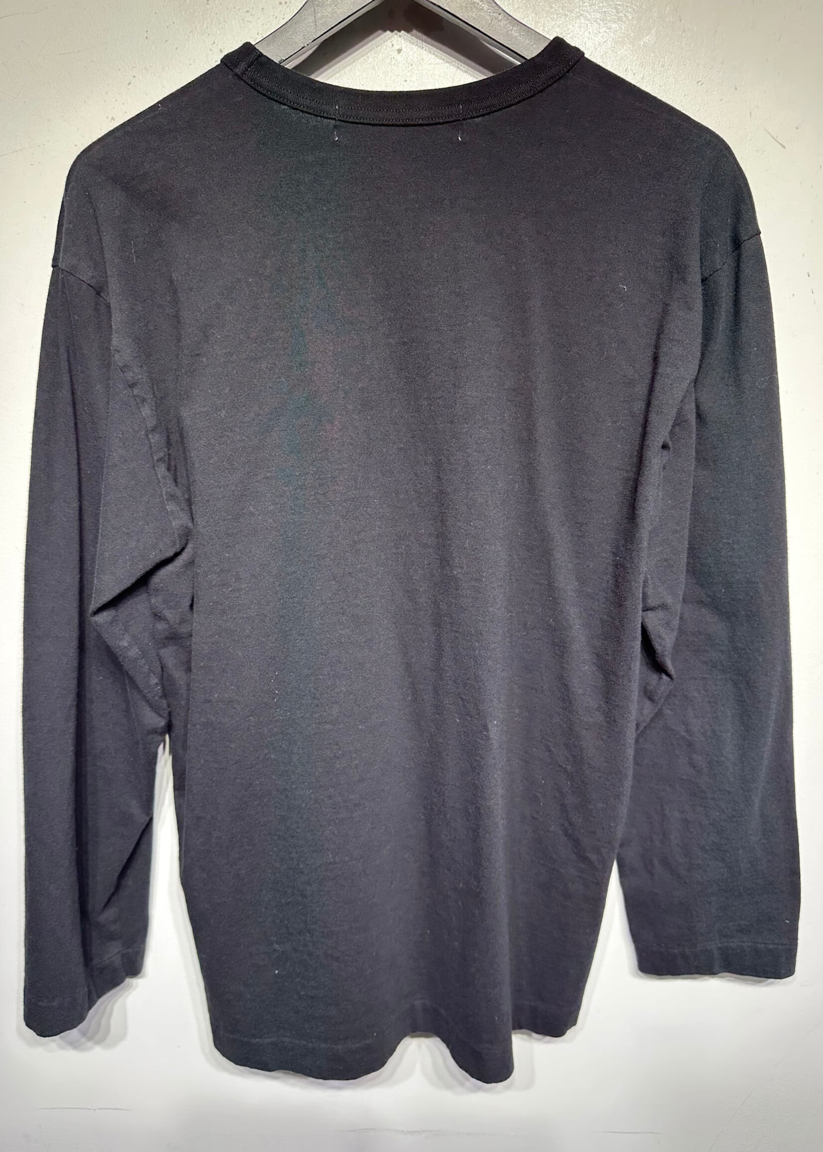 CDG Play Black Mini Heart Emboridered L/S Tee XXL