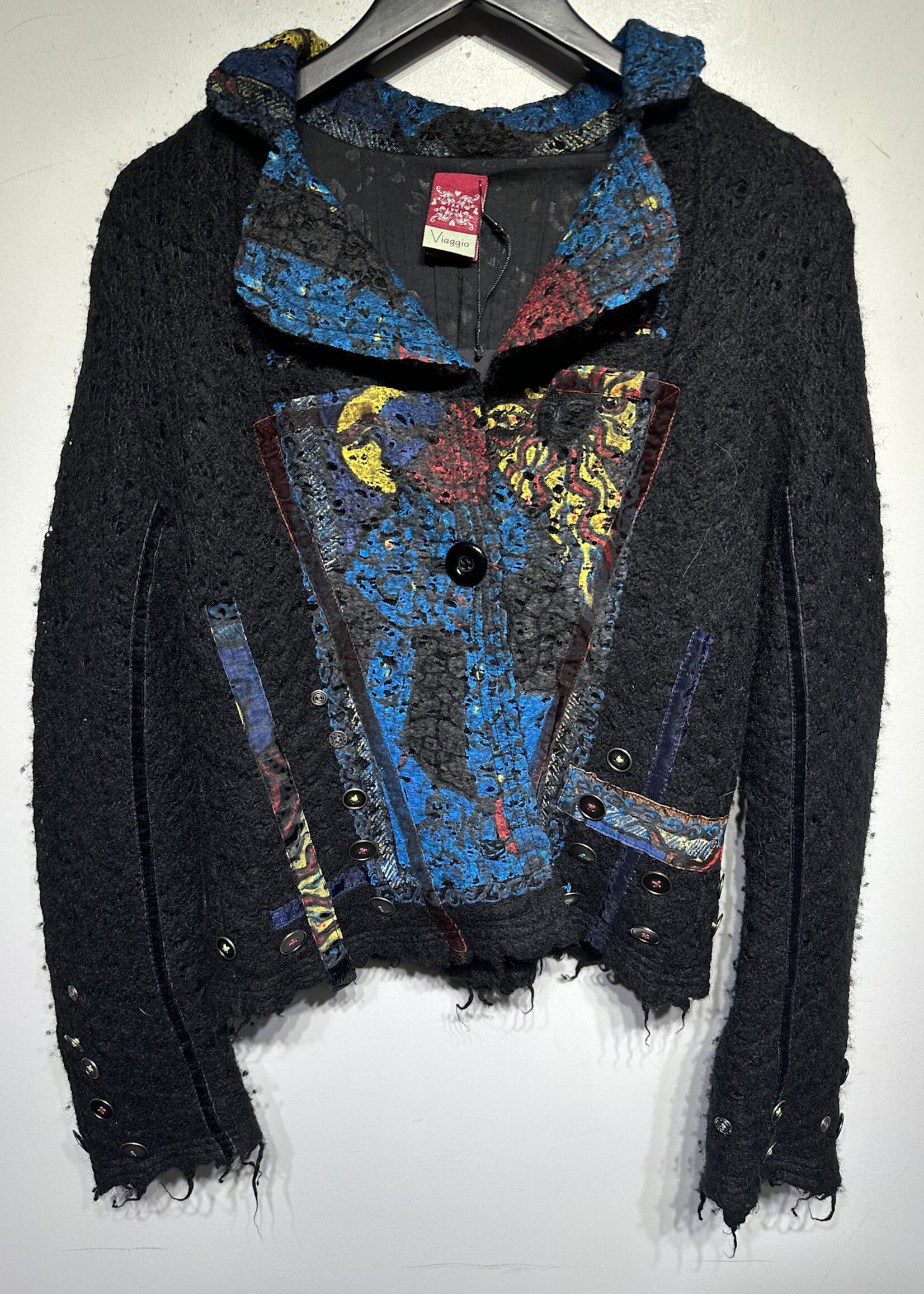 Viaggio Knit Multicolor Jacket Fem L AS IS