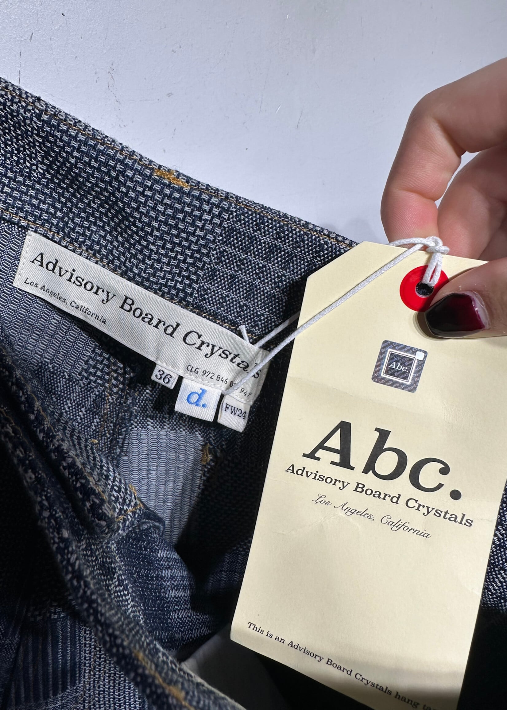 Advisorary Board NWT Patchwork Carpenter Jeans 36