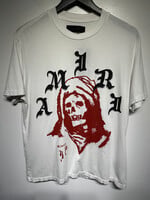 Amiri Wes Lang Blood White Red Tee S