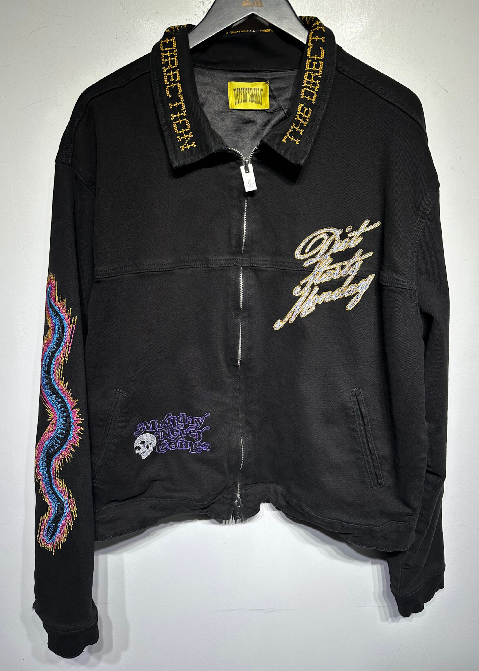Diet Starts Monday Chainstitch Work Jacket XL