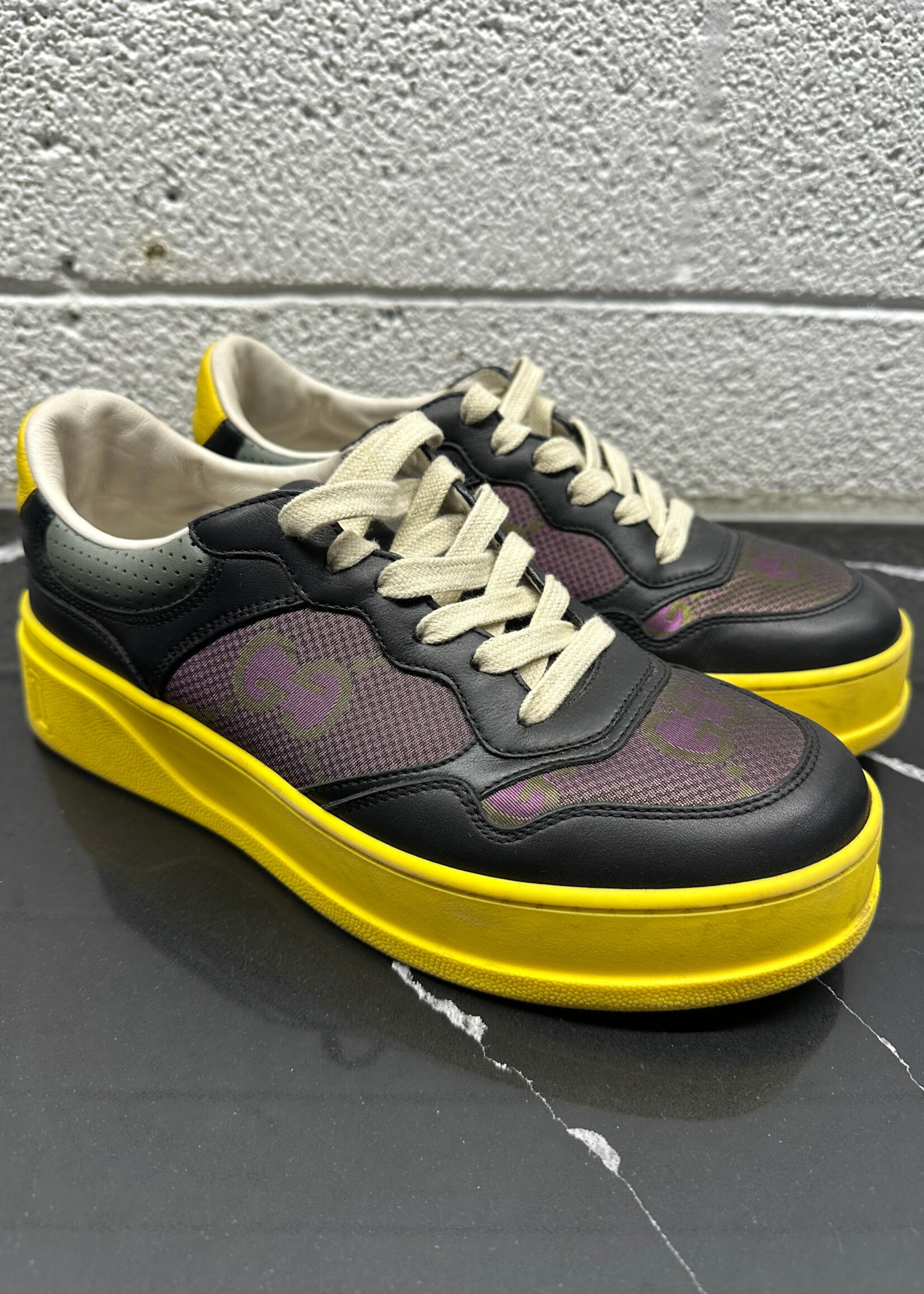 Gucci GG Dali Low Purple and Yellow Sneakers Fits Masc 8