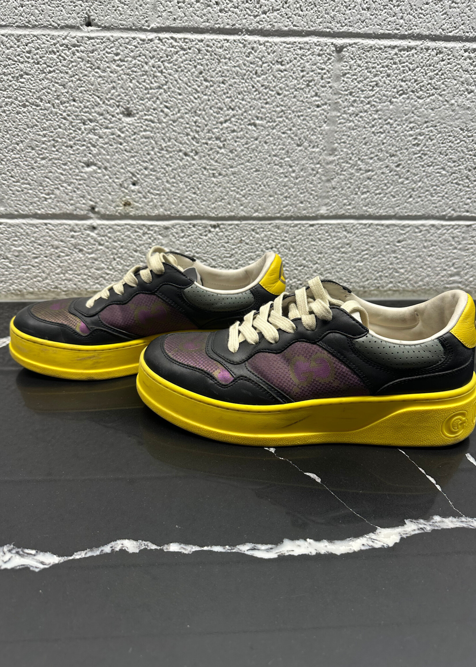 Gucci GG Dali Low Purple and Yellow Sneakers Fits Masc 8