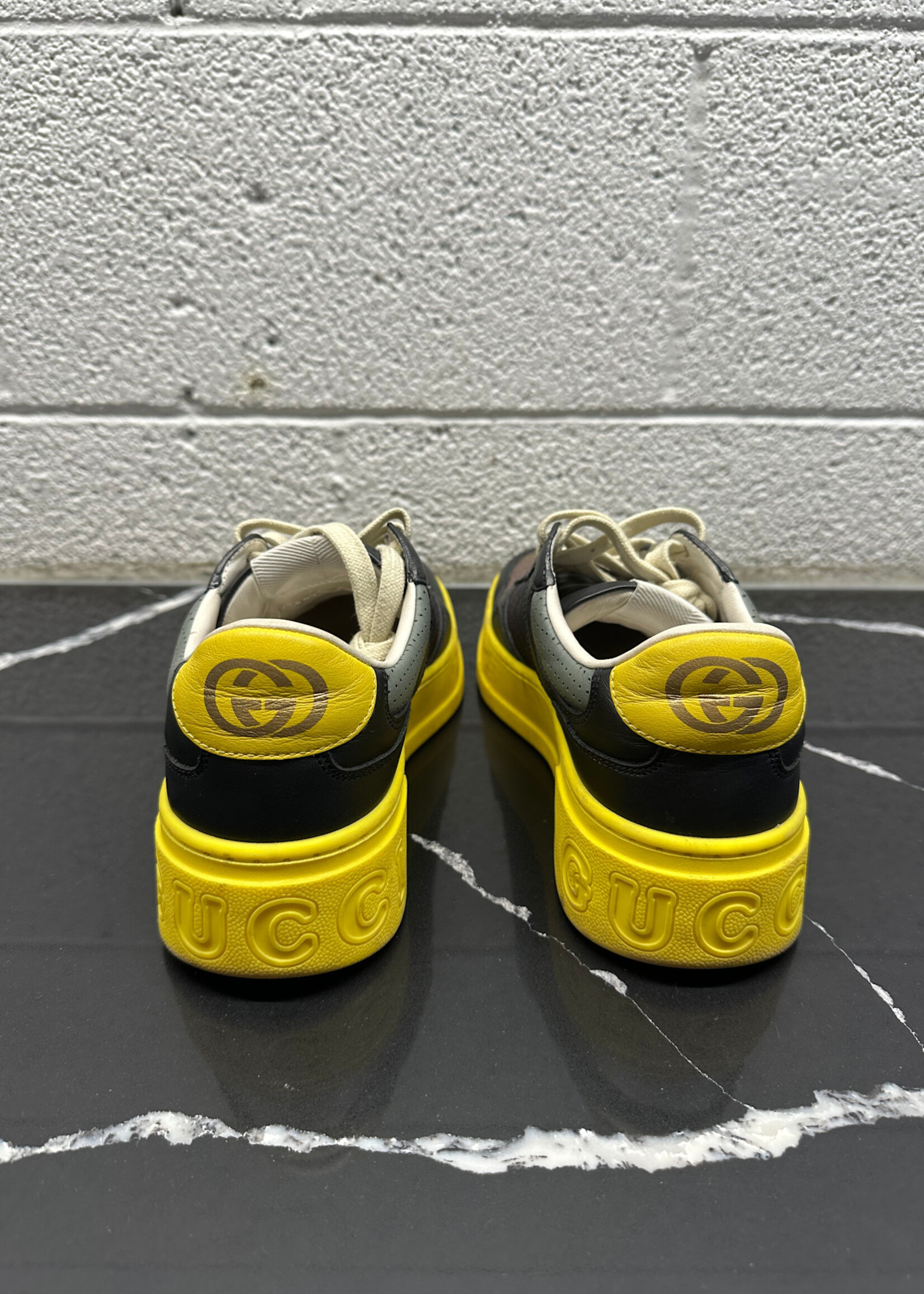 Gucci GG Dali Low Purple and Yellow Sneakers Fits Masc 8
