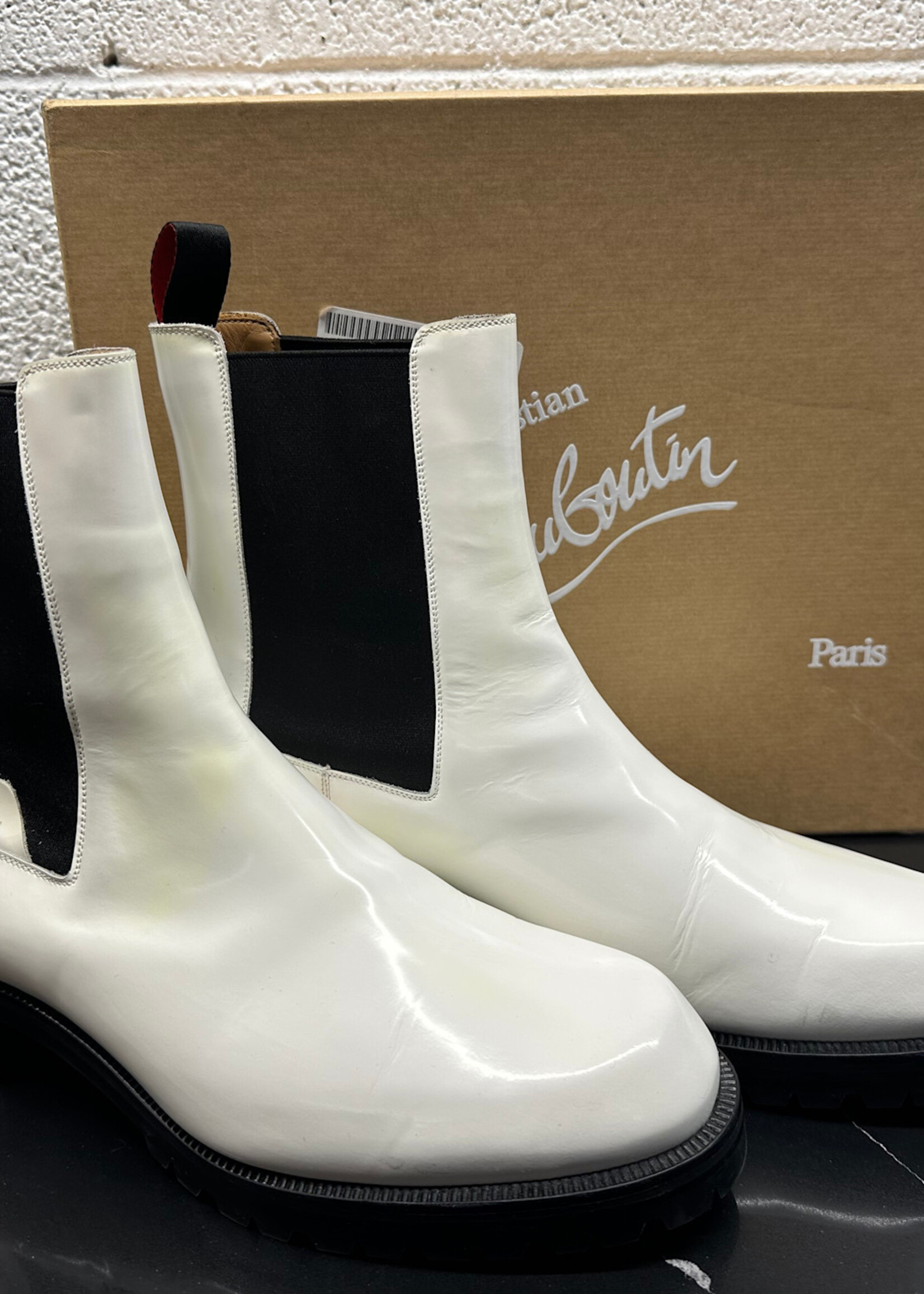 Louboutin Chelsea Boot Lug 12 As Is
