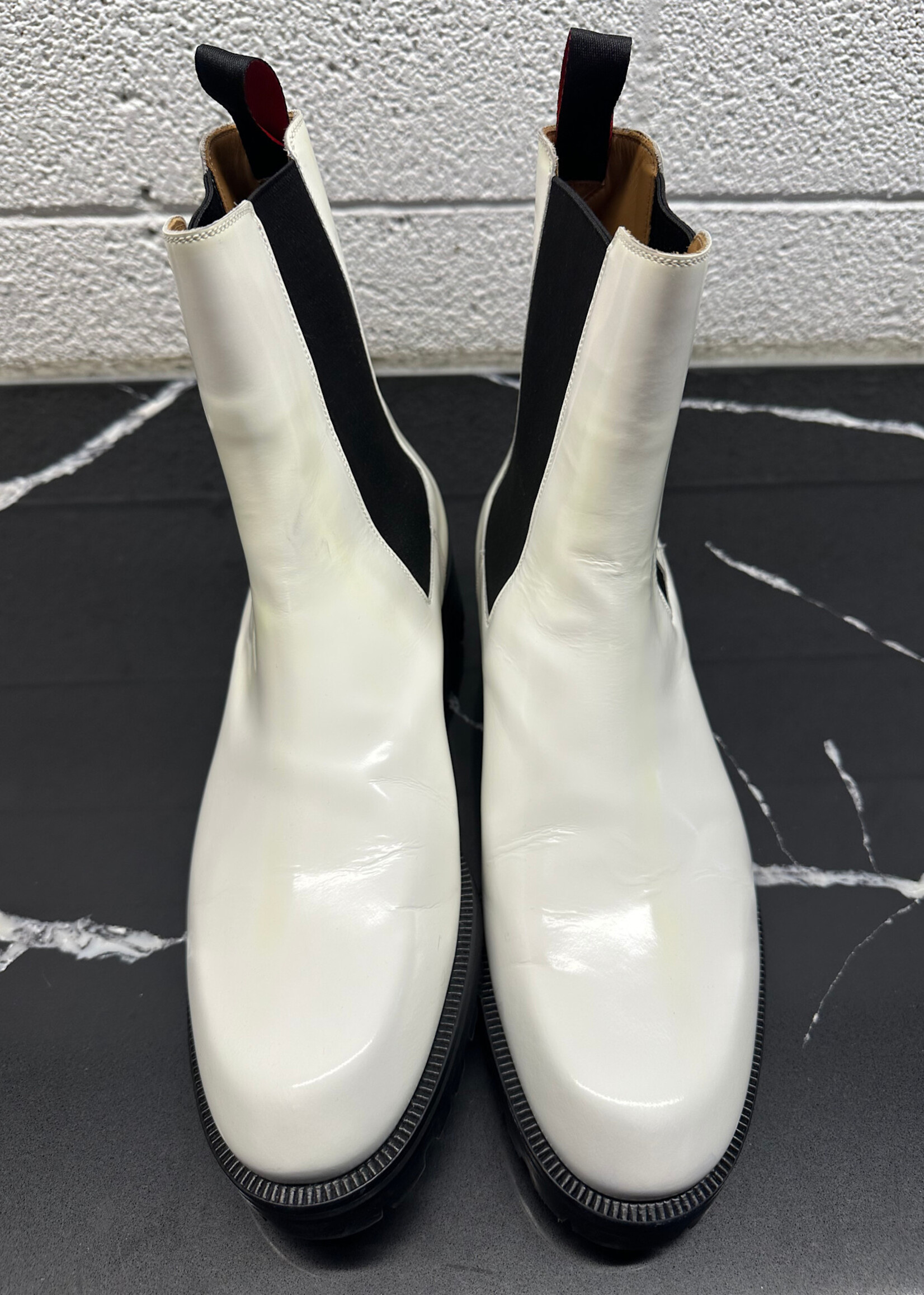 Louboutin Chelsea Boot Lug 12 As Is