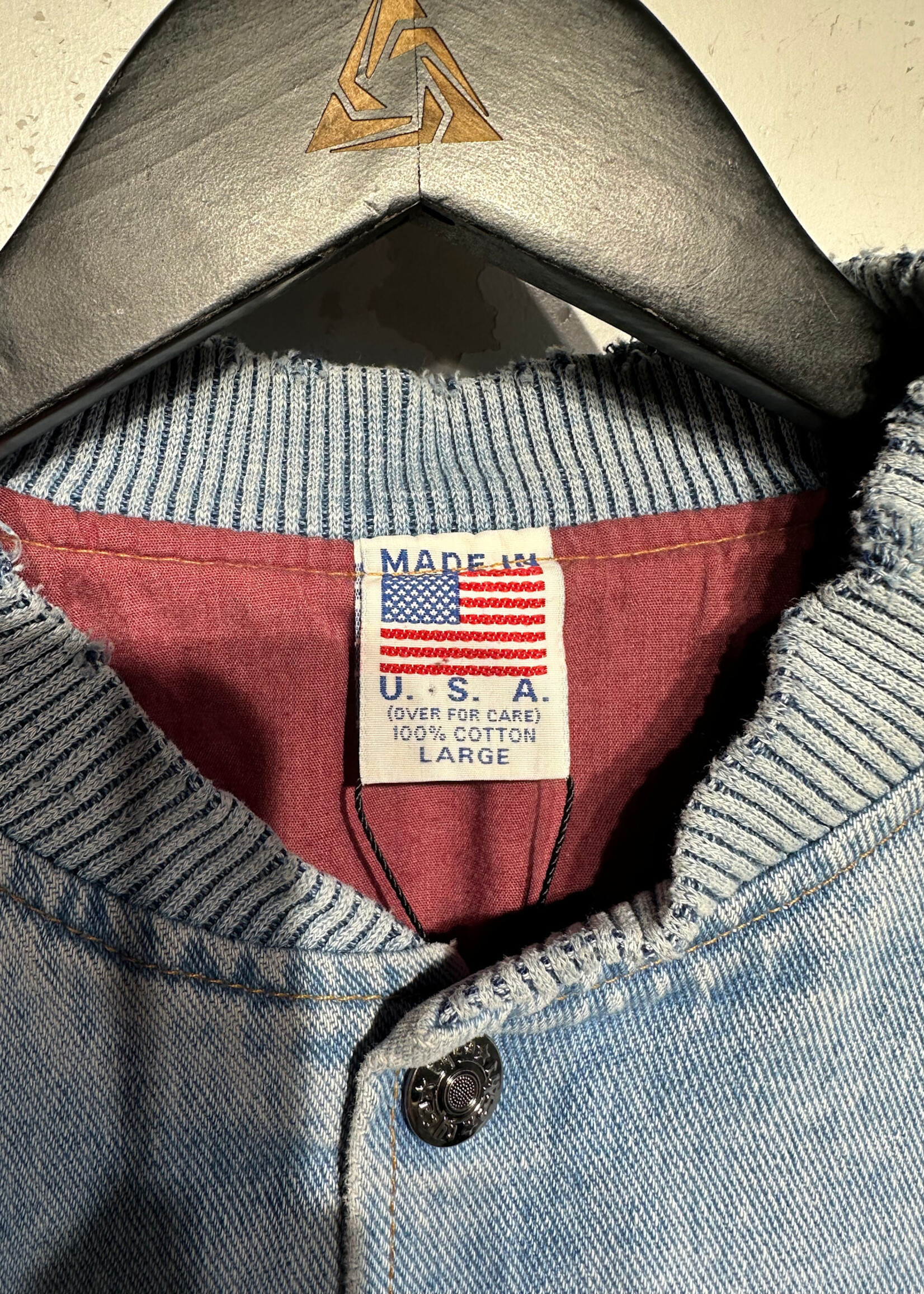Sequoia Vintage Denim Bomber Masc L As IS
