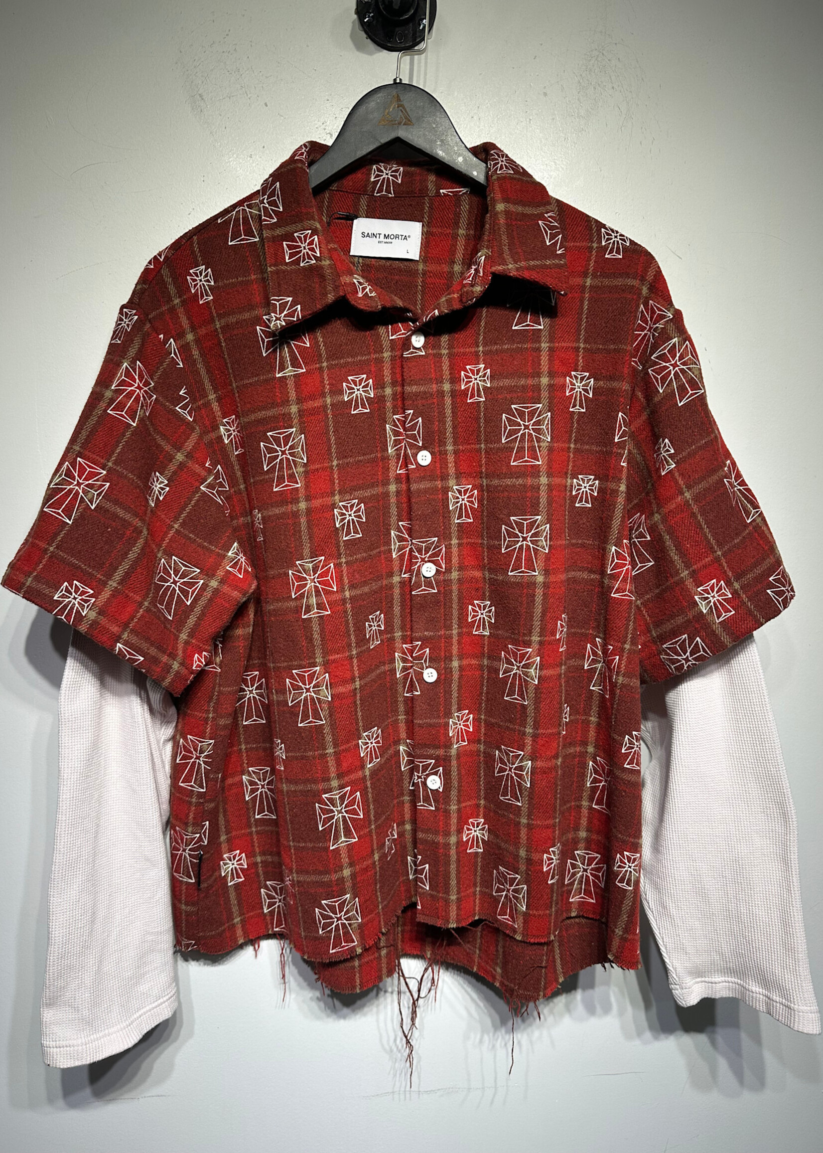 Saint Morta Thermal Layer Red Cross Flannel L