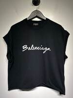 Balencaga DIY Cut Off Cropped Tank As Is Masc M