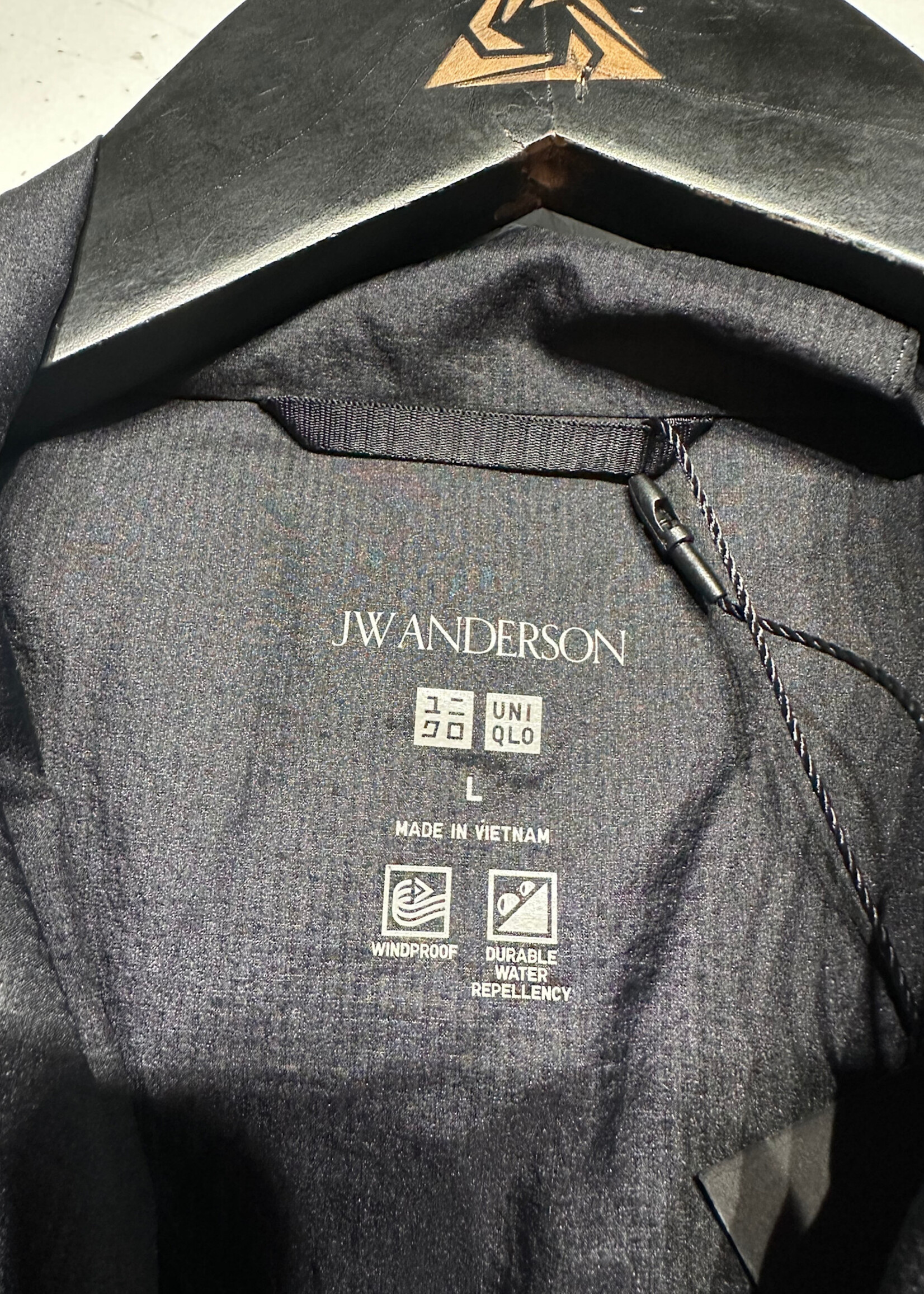 NWT JW Anderson x Uniqlo Purple Windbreaker L