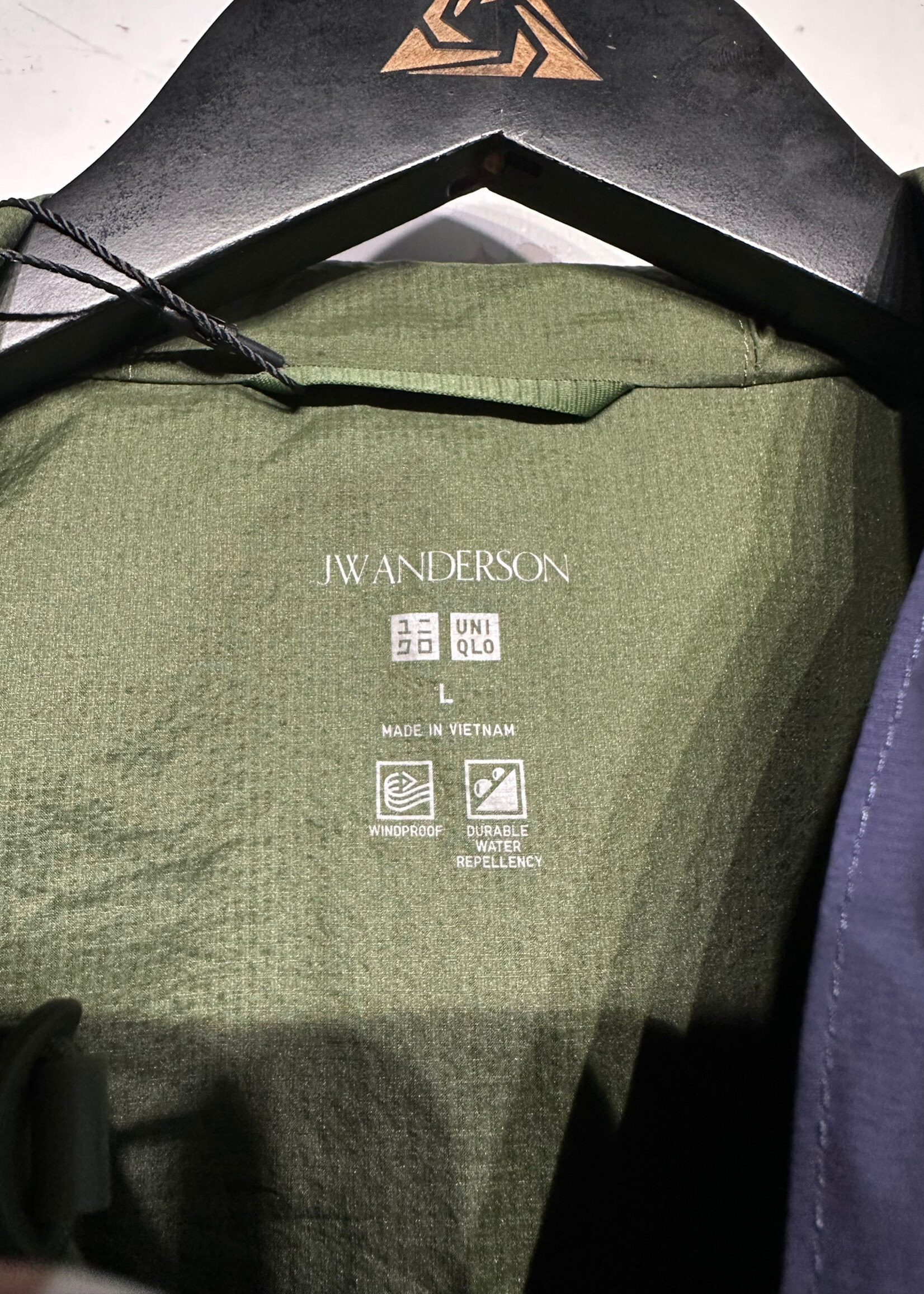 JW Anderson x Uniqlo Navy Windbreaker L