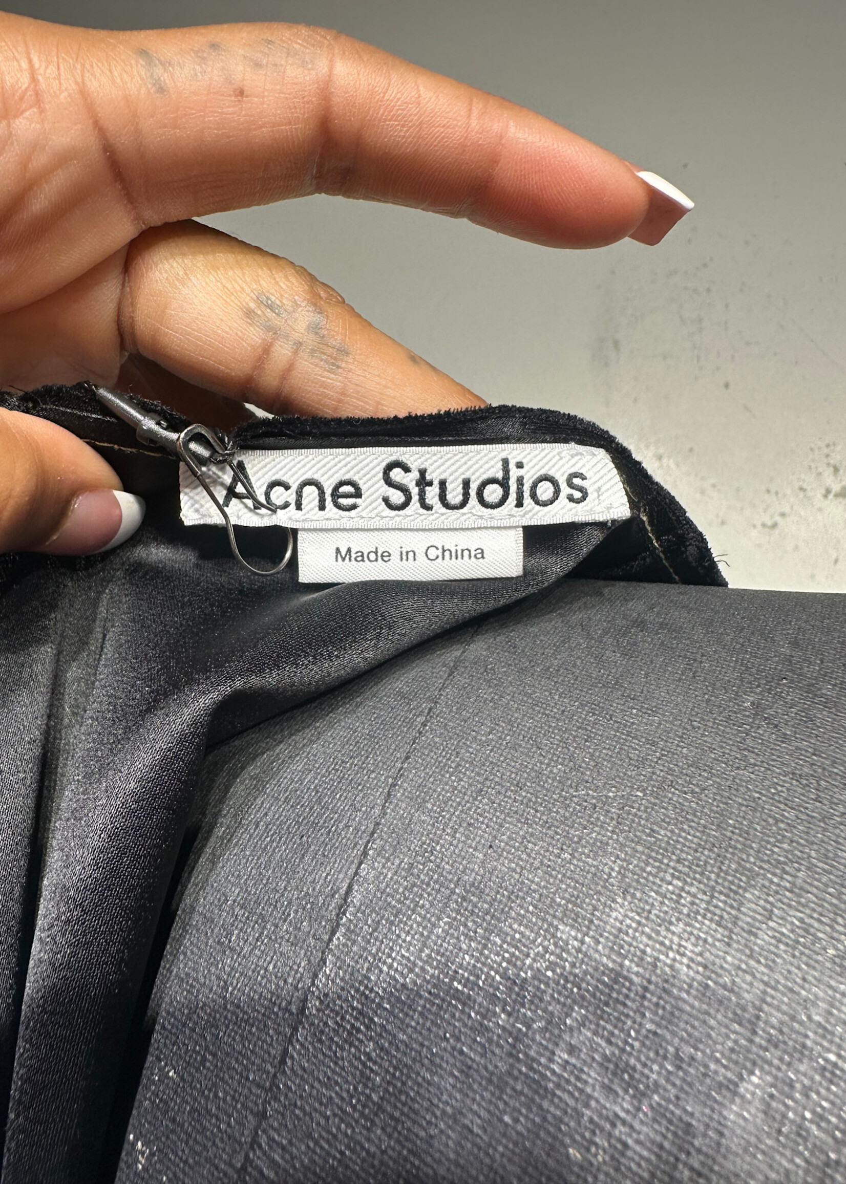 Acne Studios Black Dress As Is Fem S