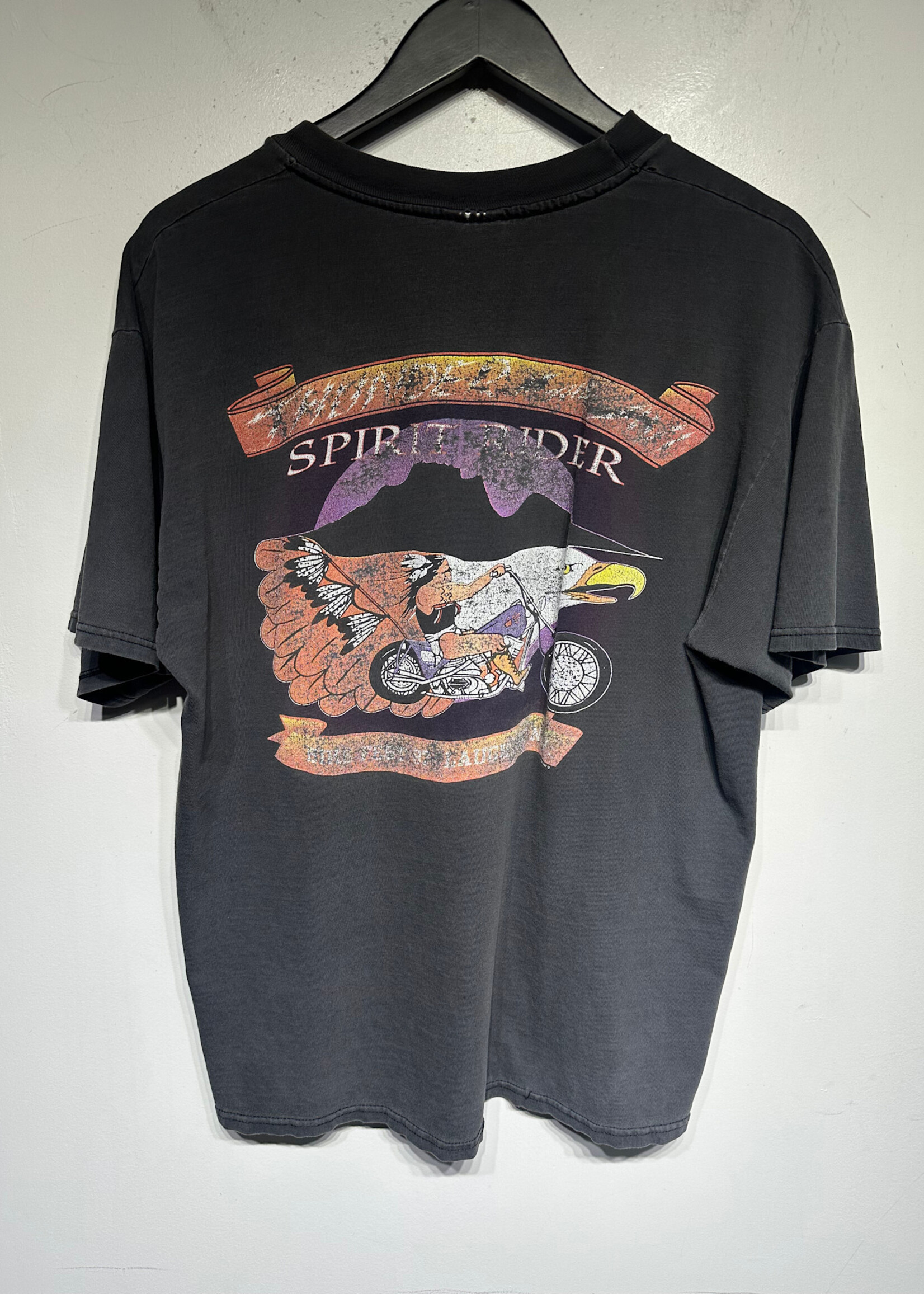 Thunder At The AV! 97' Bike Week Grey Tee As Is L