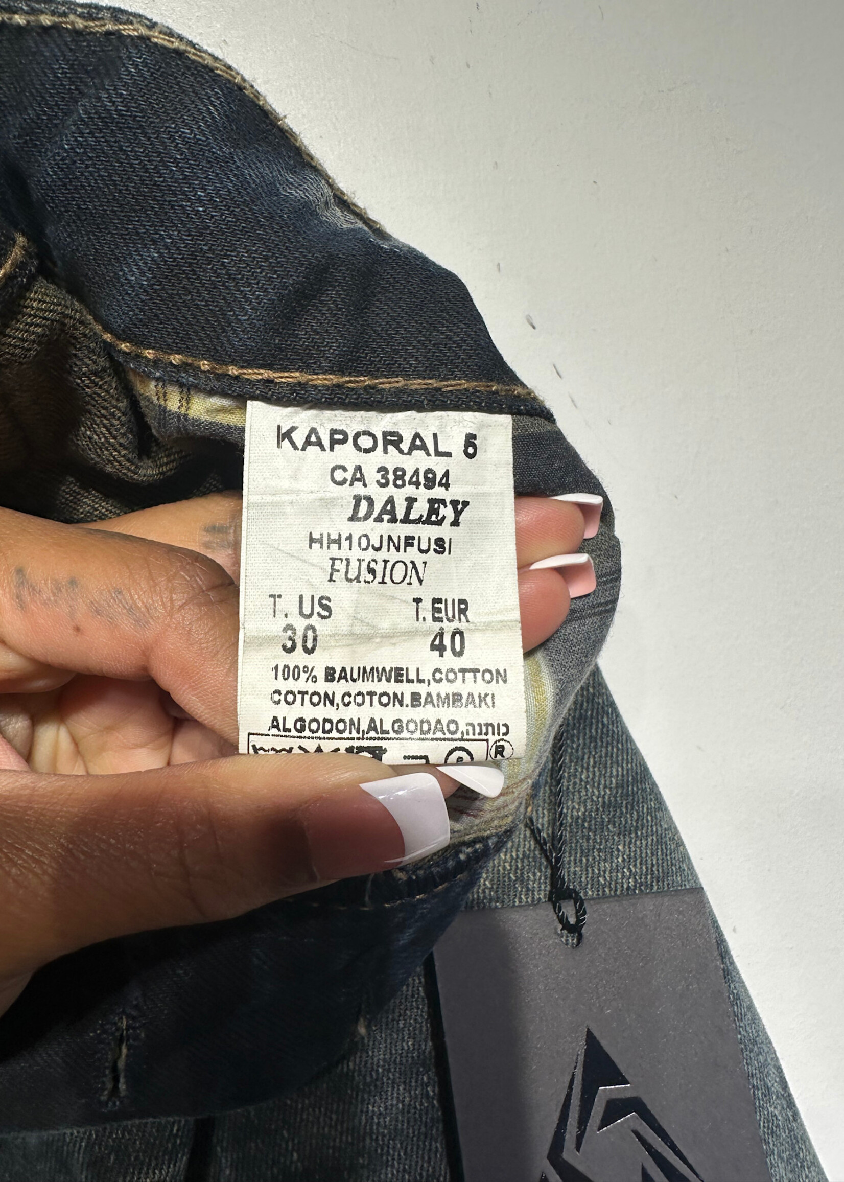 Kaporal 5 Faded Wash Jeans Masc 30