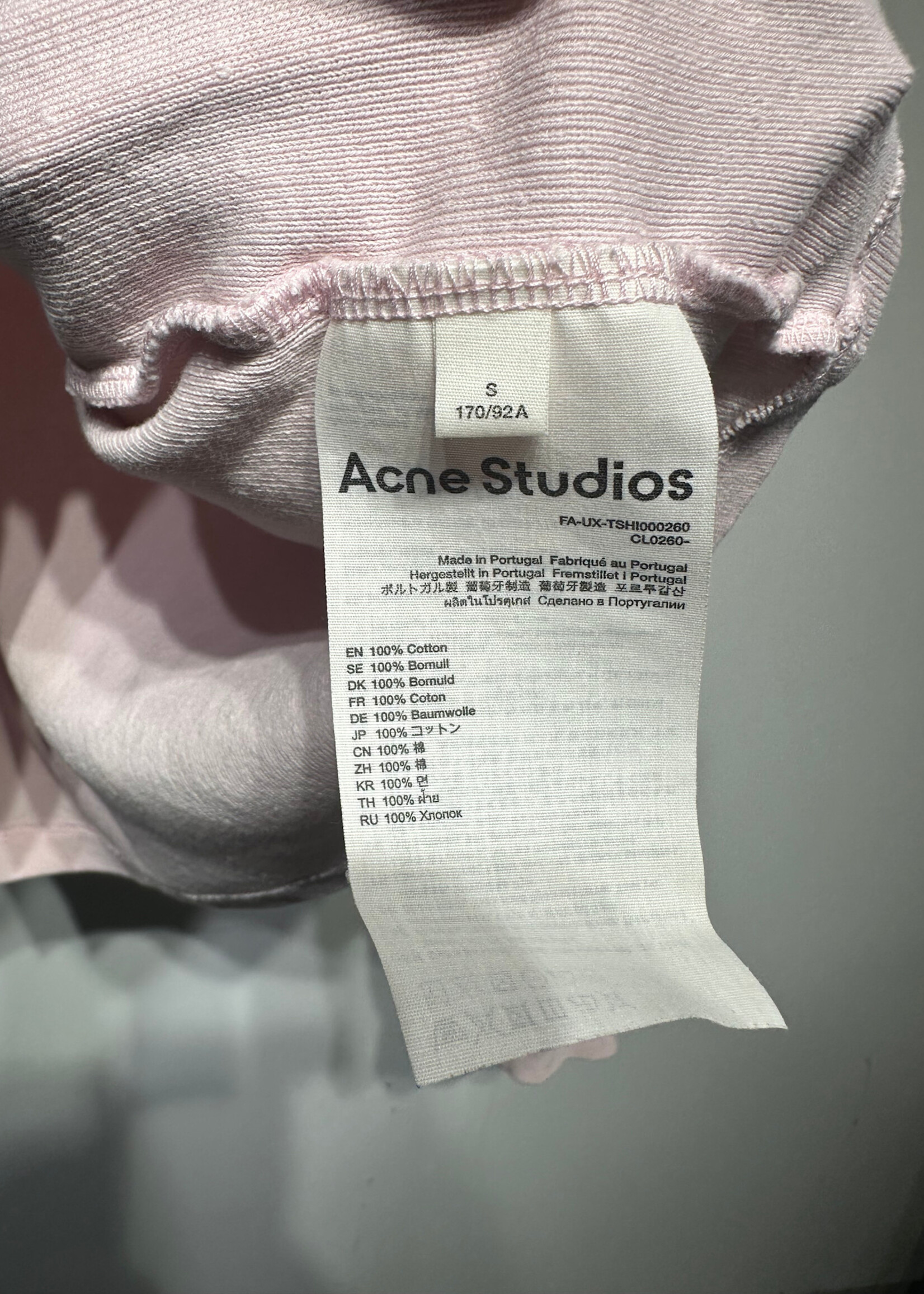 Acne Studios Fashion School Thermal LS Fem S