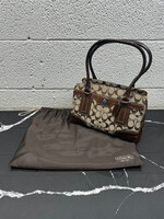 Coach Hampton Monogram Satchel Bag