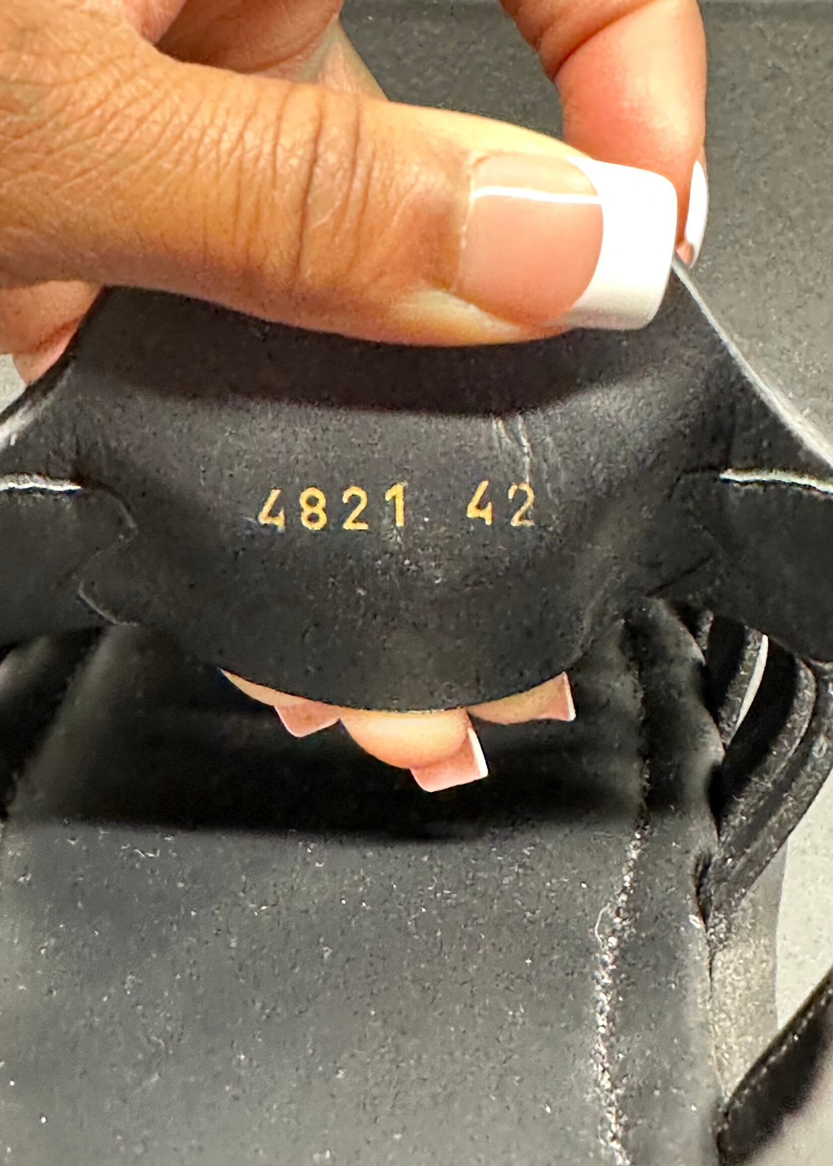 Versace Nero Medusa Leather Sandal 42/9