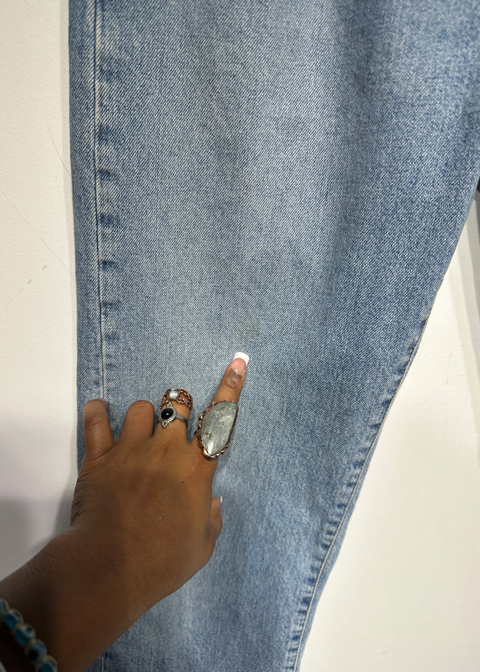 Diesel Basic Lightwash Straight Leg Jeans Fem 29 AS IS