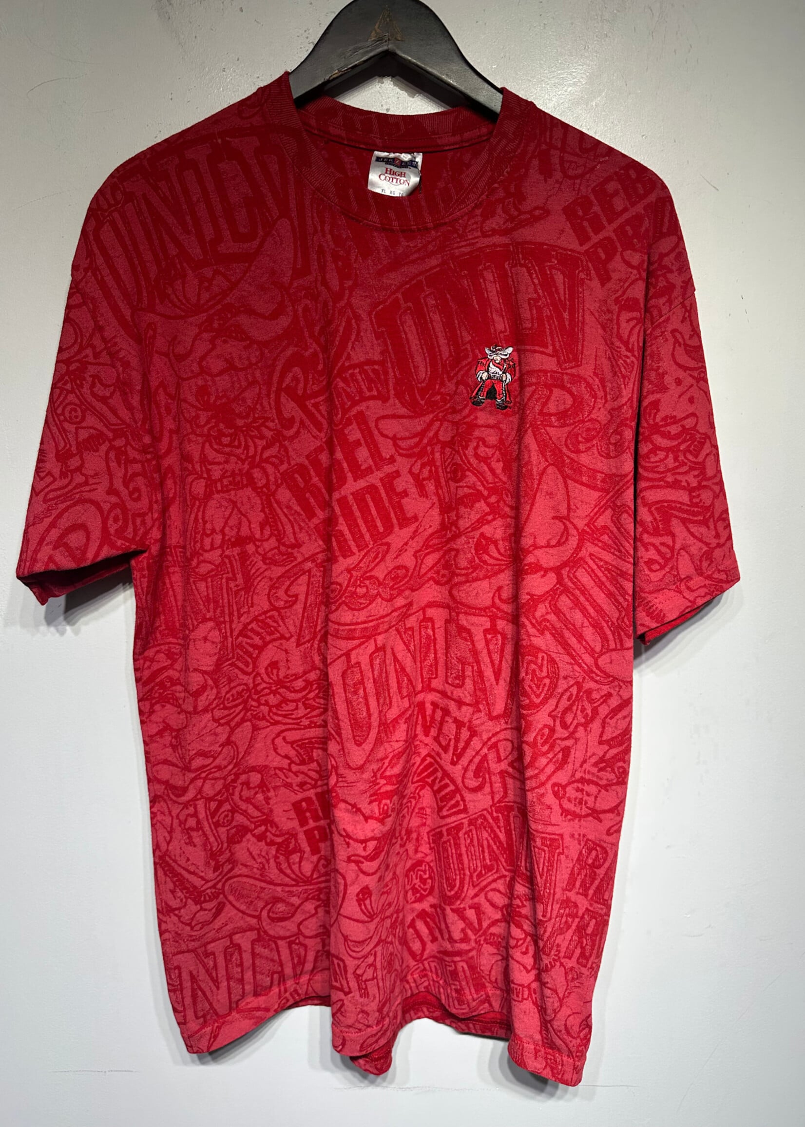 UNLV Rebels Red AOP Tee Masc XL