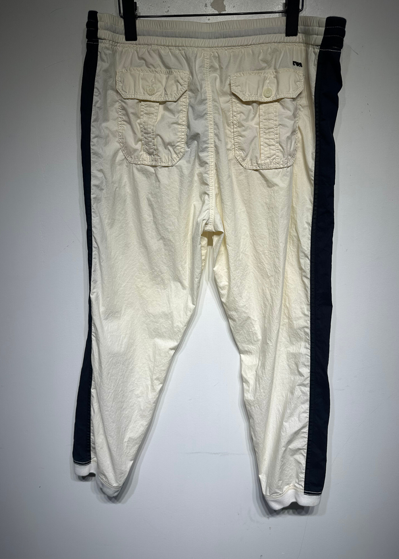 Emporio Armani Cream / Blue Track Pants Masc 36