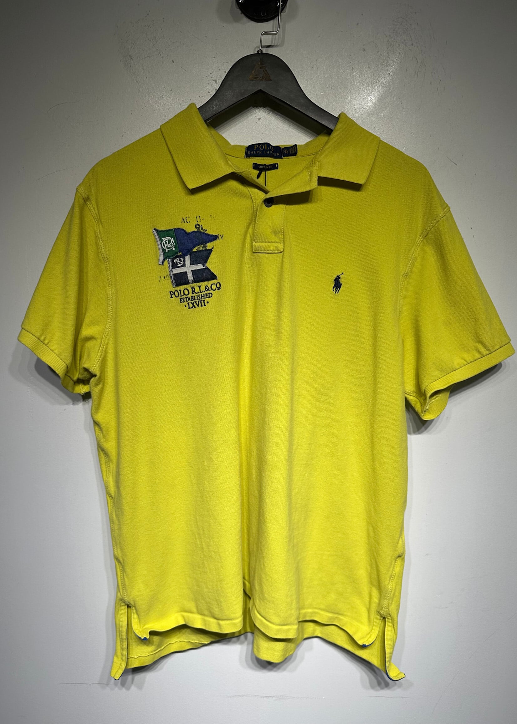 Ralph Lauren Bright Yellow Polo SS Masc XXL