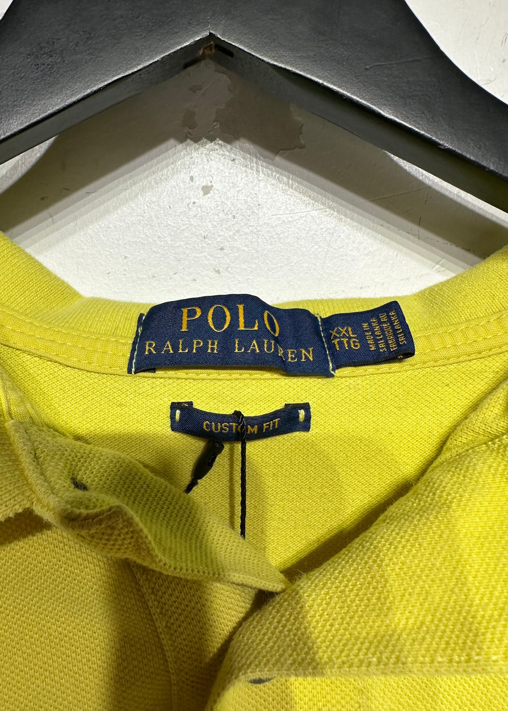 Ralph Lauren Bright Yellow Polo SS Masc XXL