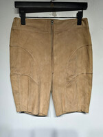 Retrofete Beige Suede Shorts Fem As Is 30