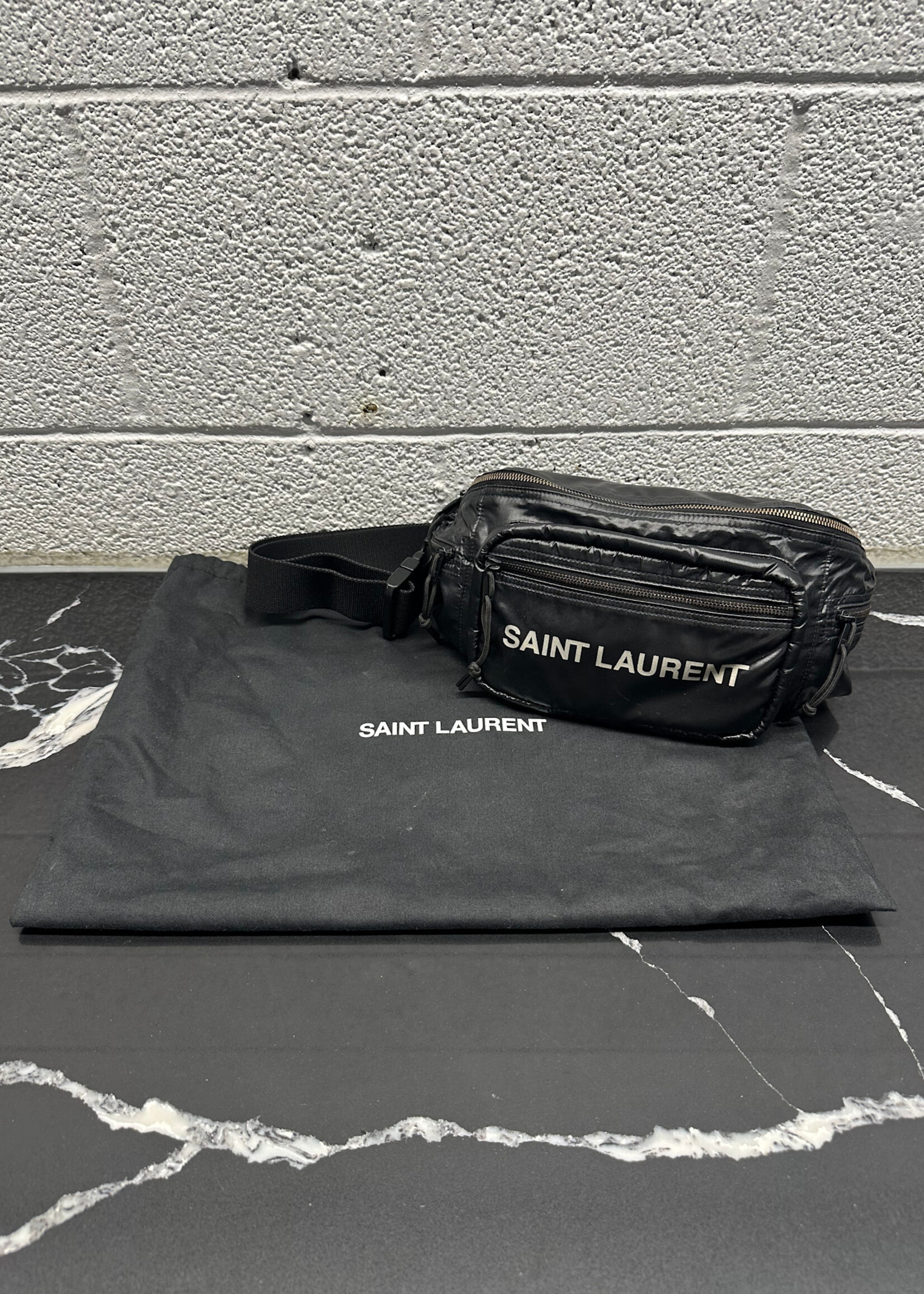 Saint Laurent Paris Nuxx Nylon Belt Bag