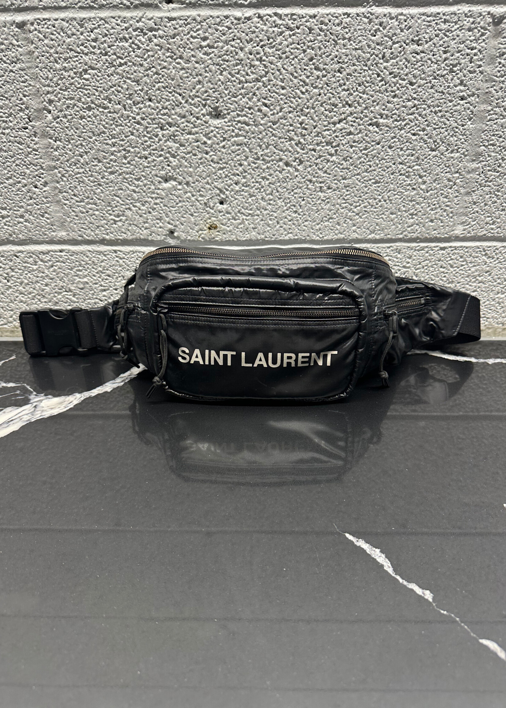 Saint Laurent Paris Nuxx Nylon Belt Bag