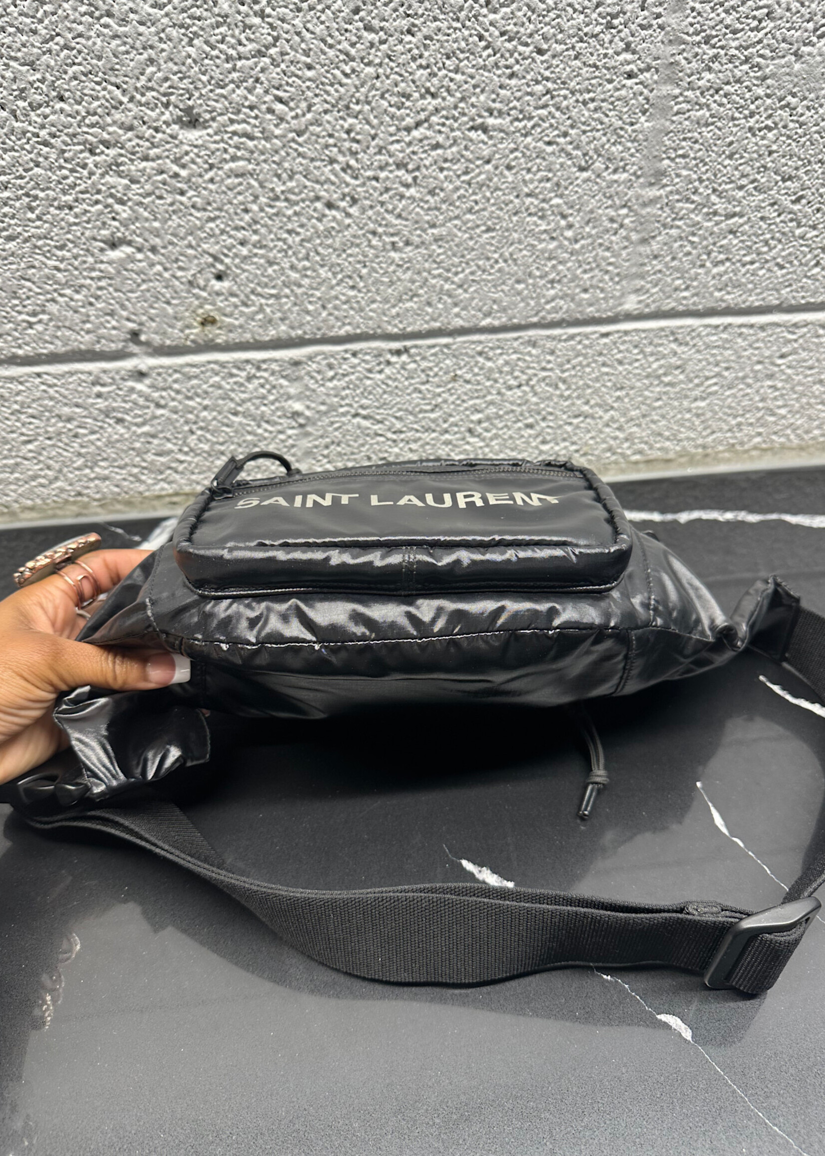 Saint Laurent Paris Nuxx Nylon Belt Bag