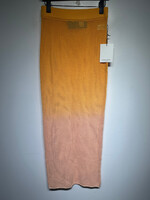 SPIRITUAL GANGSTER ORANGE CROCHET SKIRT XS