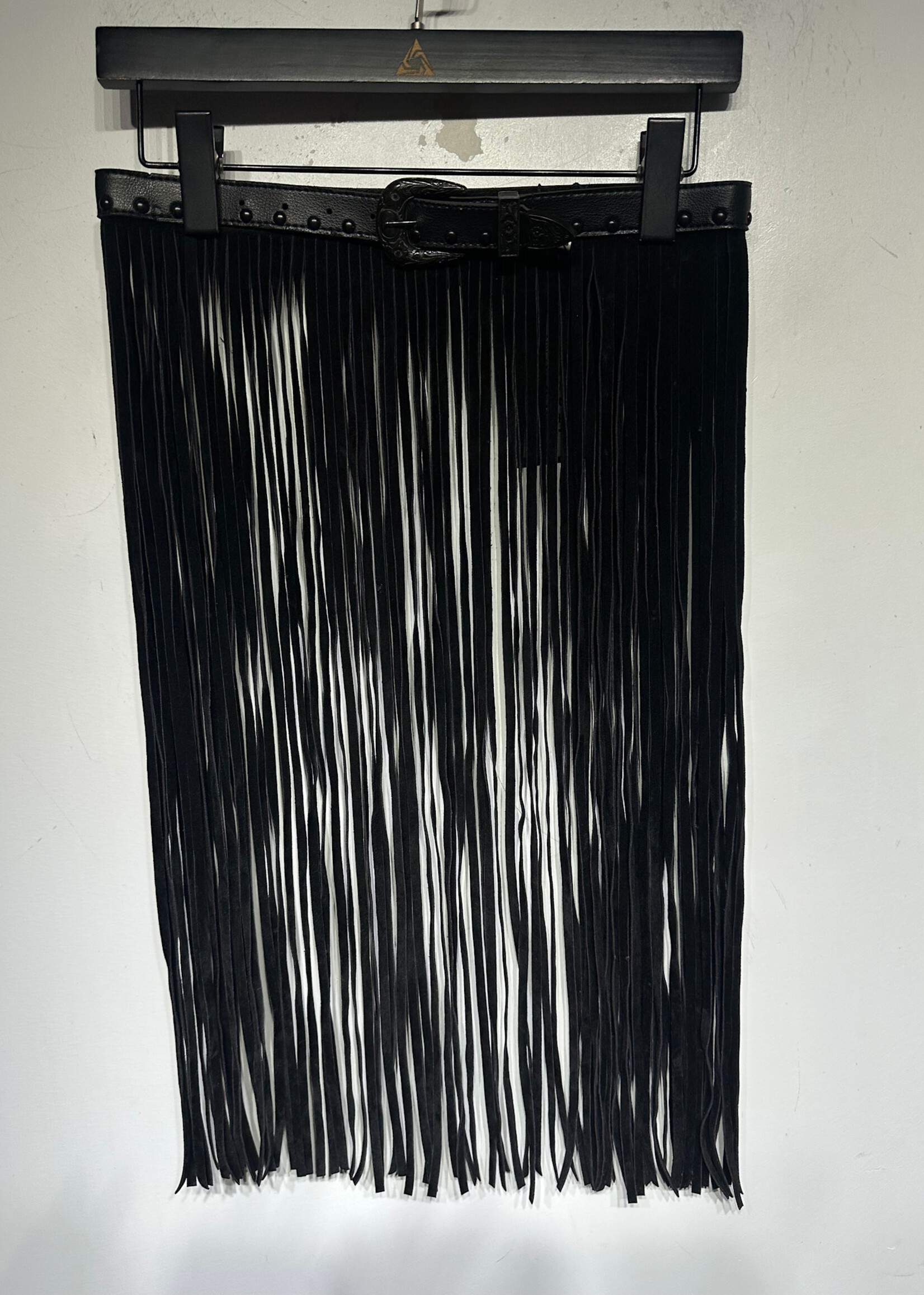 CD 86 BLACK FRINGE BELT