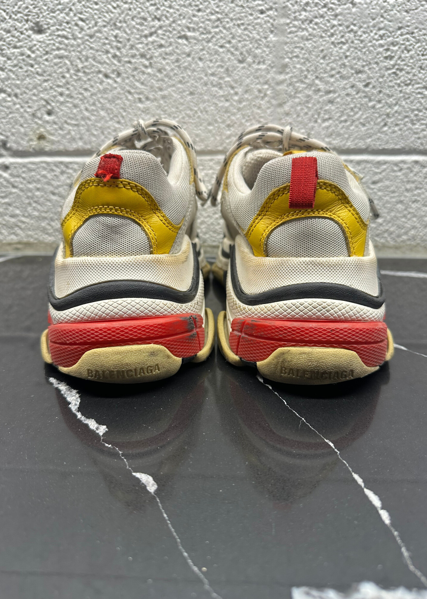 Balenciaga Triple Yellow Red Fem 8 AS IS