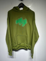 UNKNWN NWT Green Puff Print Hoodie M