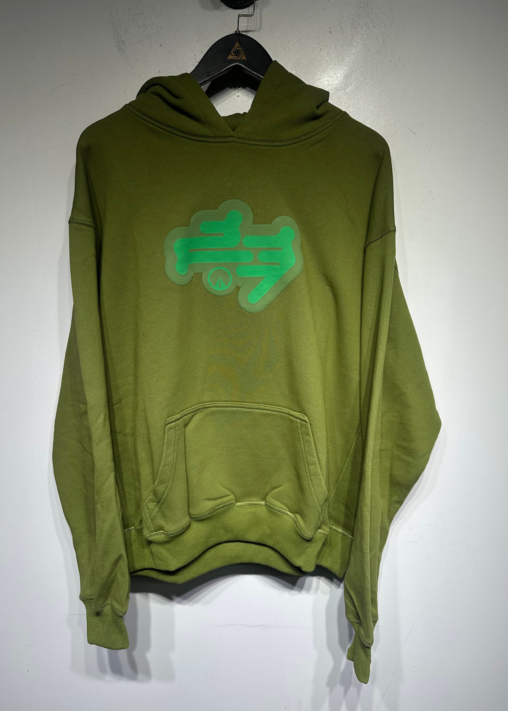 UNKNWN NWT Green Puff Print Hoodie M
