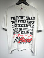 Budweiser We Race To Win Vintage Race Tee XL