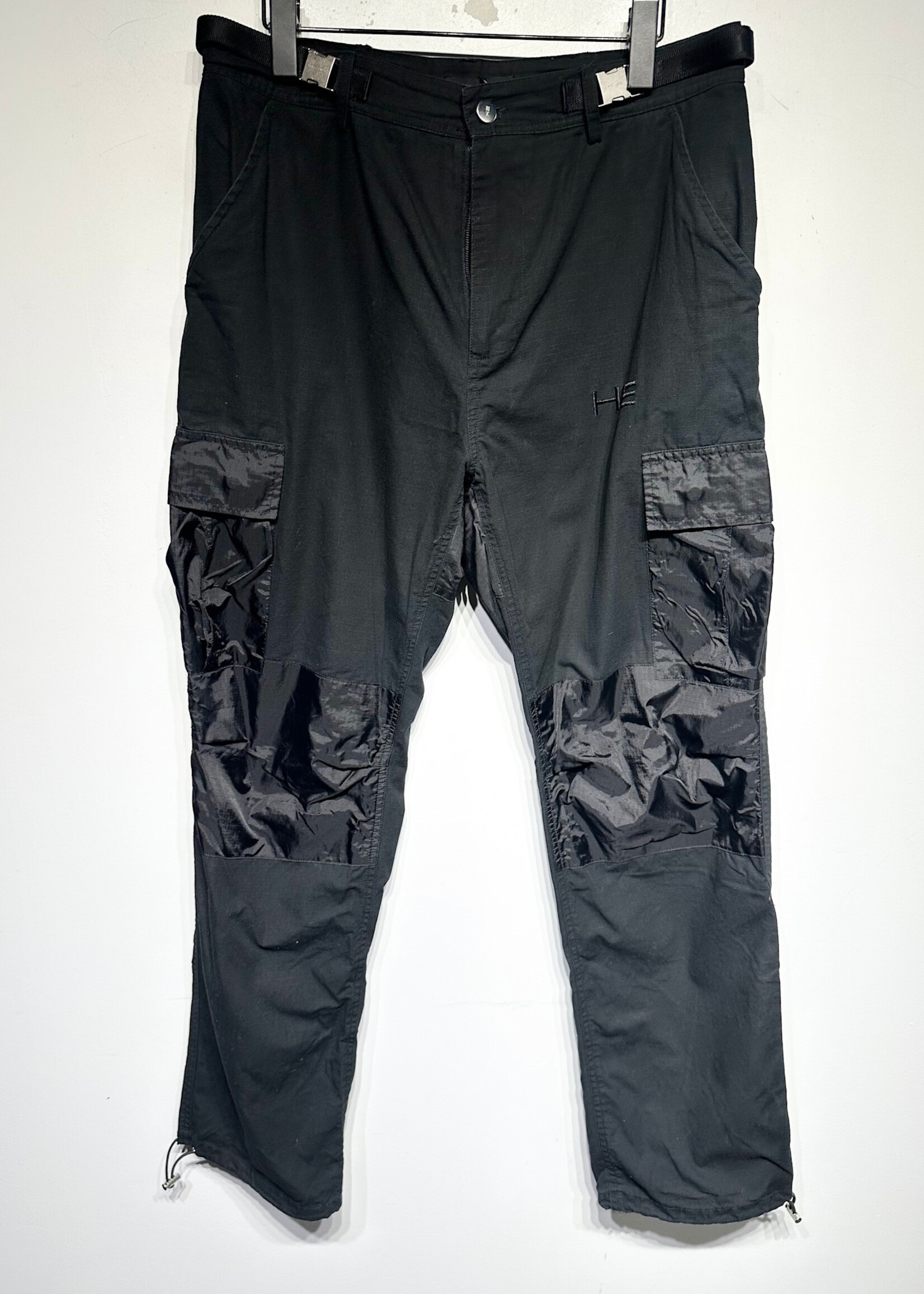 Heliot Emil Black Technical Cargo Pant Masc 33