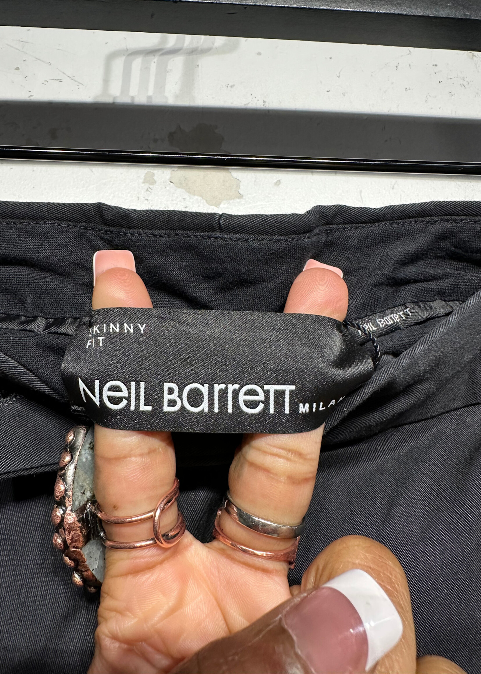 Neil Barrett Black Single Pocket Cargo Trouser Fits Masc 33