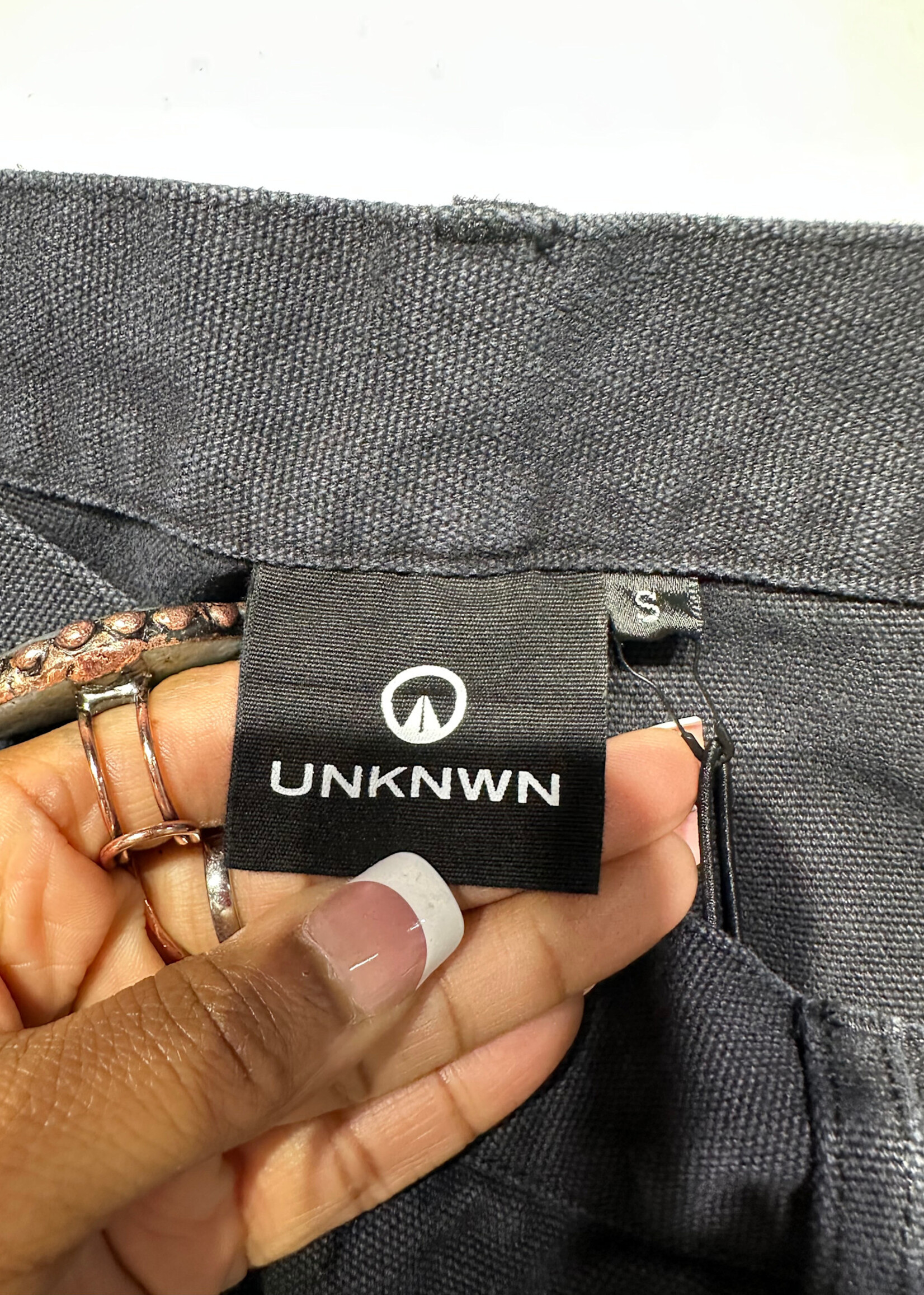 UNKNWN NWT Washed Black Work Pant Masc 29