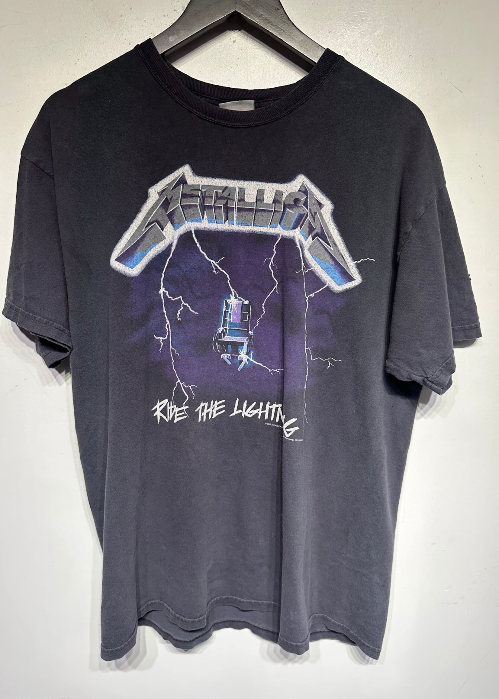 Metallica Ride The Lightning 2007 Band Tee XL