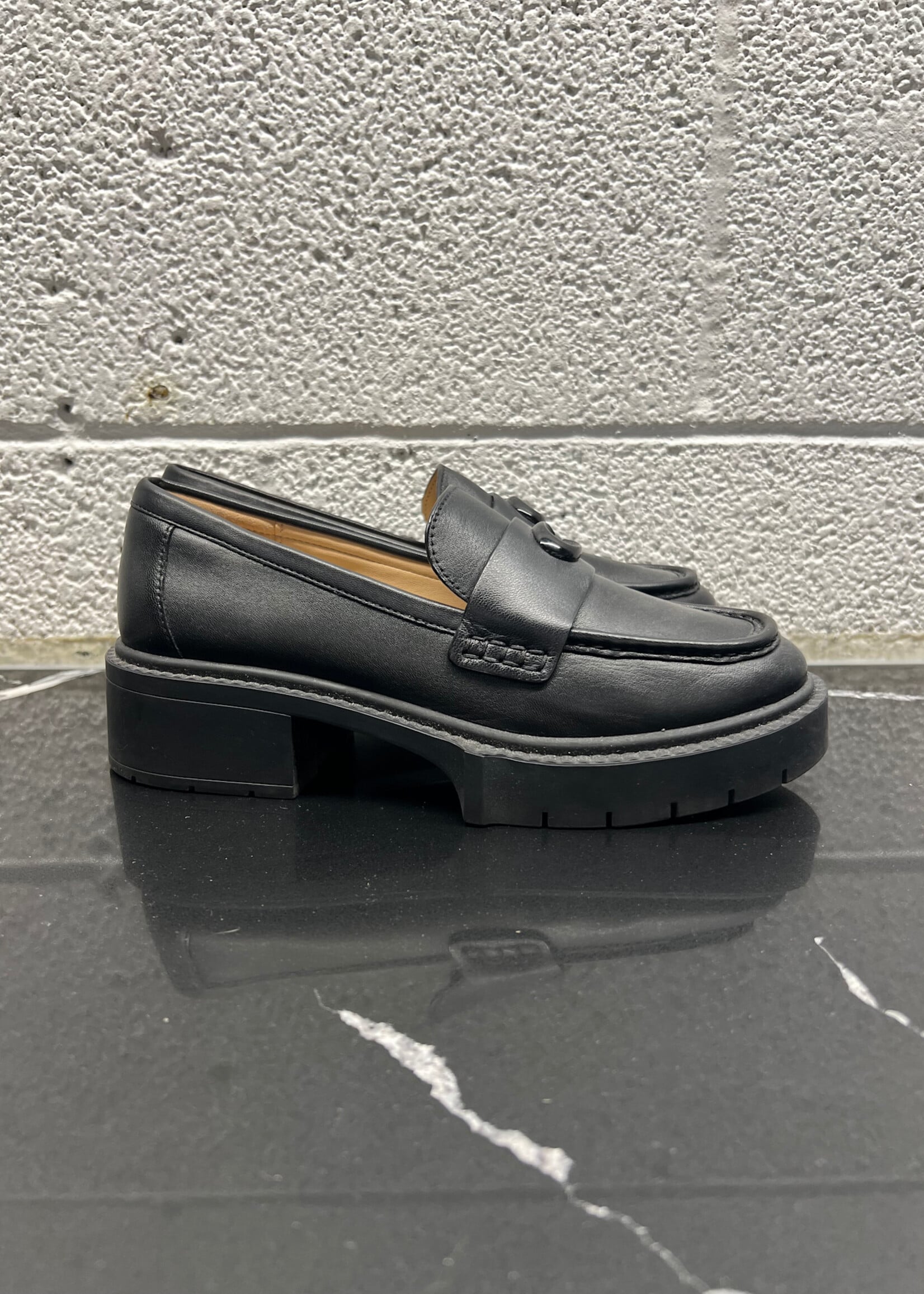 Coach Black Loafers Fem 5.5
