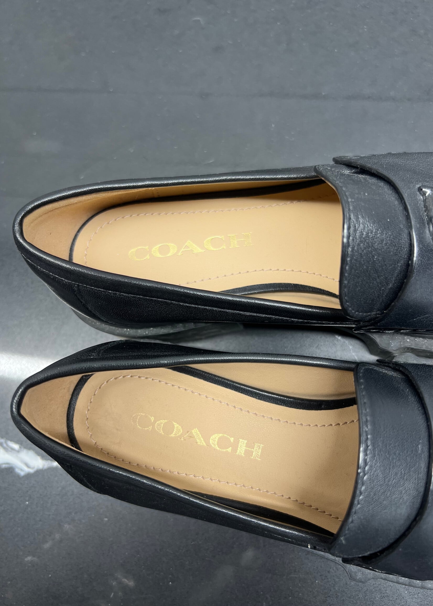 Coach Black Loafers Fem 5.5